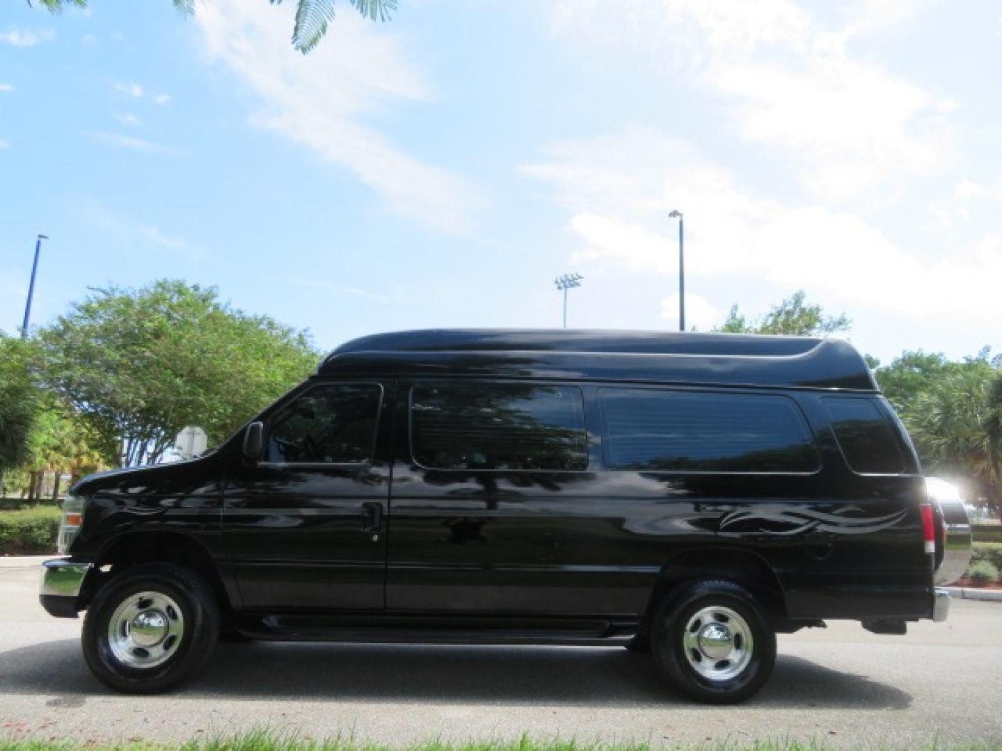 2014 Black Ford E-Series Van E-250 Extended (1FTNS2ELXED) with an 5.4L V8 SOHC 16V FFV engine, 4-Speed Automatic transmission, located at 4301 Oak Circle #19, Boca Raton, FL, 33431, (954) 561-2499, 26.388861, -80.084038 - You are looking at a Gorgeous Black 2014 Ford Econoline E250 Extended Handicap Wheelchair Conversion Van with 21K Original Miles and Fully Loaded with all the options including: Avenger Conversion Package, Ricon Slide Away 600LB Side Entry Wheelchair Lift, Lowered Floor, Expanded Side Entry Doors, P - Photo#13