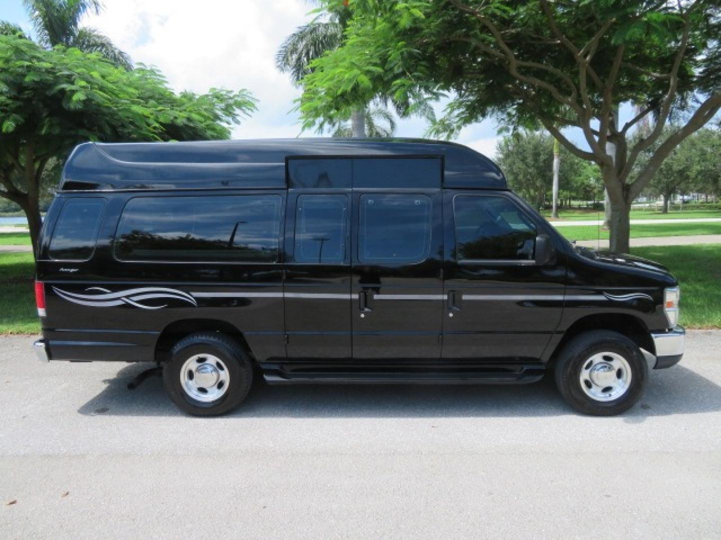 2014 Black Ford E-Series Van E-250 Extended (1FTNS2ELXED) with an 5.4L V8 SOHC 16V FFV engine, 4-Speed Automatic transmission, located at 4301 Oak Circle #19, Boca Raton, FL, 33431, (954) 561-2499, 26.388861, -80.084038 - You are looking at a Gorgeous Black 2014 Ford Econoline E250 Extended Handicap Wheelchair Conversion Van with 21K Original Miles and Fully Loaded with all the options including: Avenger Conversion Package, Ricon Slide Away 600LB Side Entry Wheelchair Lift, Lowered Floor, Expanded Side Entry Doors, P - Photo#19