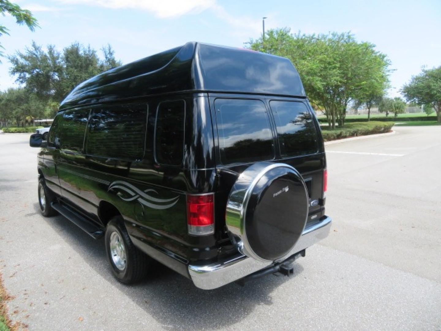 2014 Black Ford E-Series Van E-250 Extended (1FTNS2ELXED) with an 5.4L V8 SOHC 16V FFV engine, 4-Speed Automatic transmission, located at 4301 Oak Circle #19, Boca Raton, FL, 33431, (954) 561-2499, 26.388861, -80.084038 - You are looking at a Gorgeous Black 2014 Ford Econoline E250 Extended Handicap Wheelchair Conversion Van with 21K Original Miles and Fully Loaded with all the options including: Avenger Conversion Package, Ricon Slide Away 600LB Side Entry Wheelchair Lift, Lowered Floor, Expanded Side Entry Doors, P - Photo#24