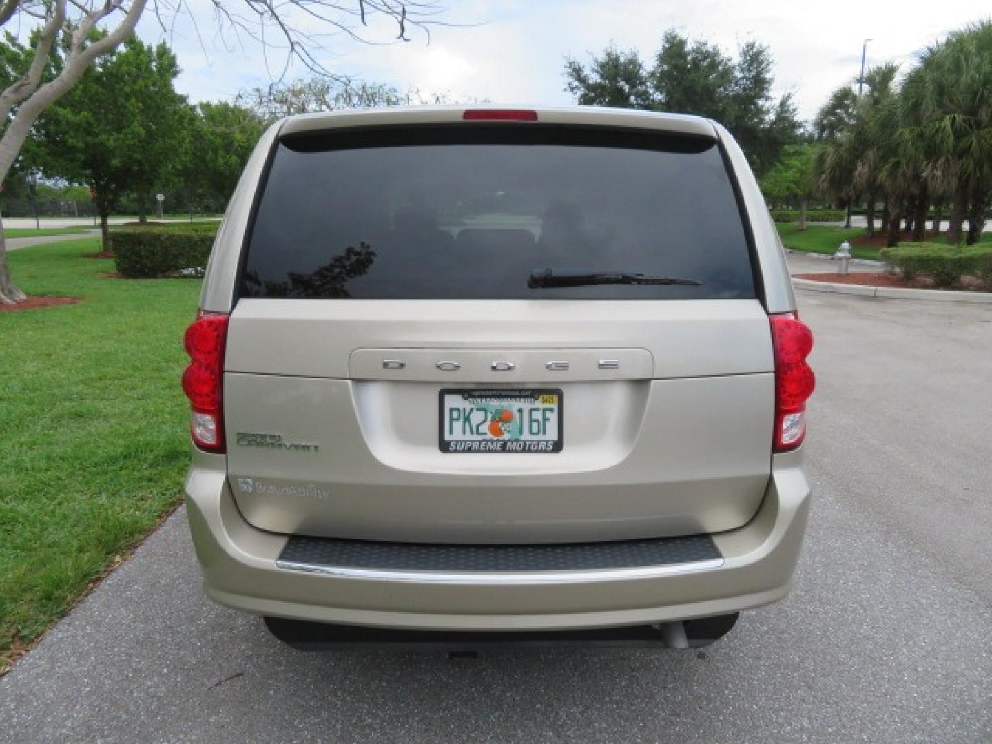 2013 Gold /Tan Dodge Grand Caravan SE (2C4RDGBG8DR) with an 3.6L V6 DOHC 24V engine, 6-Speed Automatic transmission, located at 4301 Oak Circle #19, Boca Raton, FL, 33431, (954) 561-2499, 26.388861, -80.084038 - You are looking at a Gorgeous 2015 Dodge Grand Caravan Braunability Handicap Wheelchair Side Entry, Conversion Van with 18K Original Miles, Lowered Floor, Kneelvan, EZ Lock Passenger Side, Q Straint Ratchet Tie Down System, Quick Release Front Seats, and Much Much More. This is a Beautiful Florida V - Photo#19