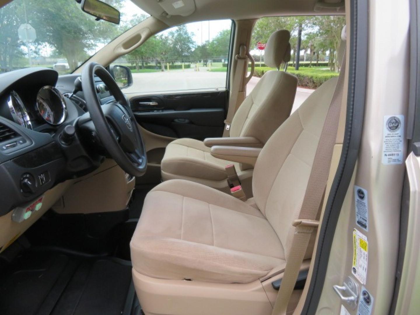 2013 Gold /Tan Dodge Grand Caravan SE (2C4RDGBG8DR) with an 3.6L V6 DOHC 24V engine, 6-Speed Automatic transmission, located at 4301 Oak Circle #19, Boca Raton, FL, 33431, (954) 561-2499, 26.388861, -80.084038 - You are looking at a Gorgeous 2015 Dodge Grand Caravan Braunability Handicap Wheelchair Side Entry, Conversion Van with 18K Original Miles, Lowered Floor, Kneelvan, EZ Lock Passenger Side, Q Straint Ratchet Tie Down System, Quick Release Front Seats, and Much Much More. This is a Beautiful Florida V - Photo#78