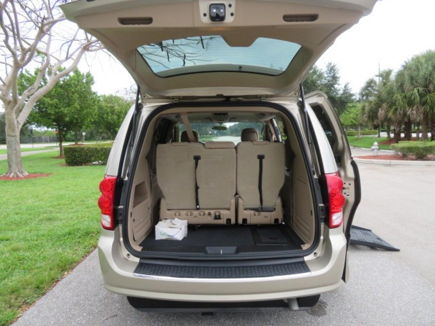 2013 Gold /Tan Dodge Grand Caravan SE (2C4RDGBG8DR) with an 3.6L V6 DOHC 24V engine, 6-Speed Automatic transmission, located at 4301 Oak Circle #19, Boca Raton, FL, 33431, (954) 561-2499, 26.388861, -80.084038 - You are looking at a Gorgeous 2015 Dodge Grand Caravan Braunability Handicap Wheelchair Side Entry, Conversion Van with 18K Original Miles, Lowered Floor, Kneelvan, EZ Lock Passenger Side, Q Straint Ratchet Tie Down System, Quick Release Front Seats, and Much Much More. This is a Beautiful Florida V - Photo#90