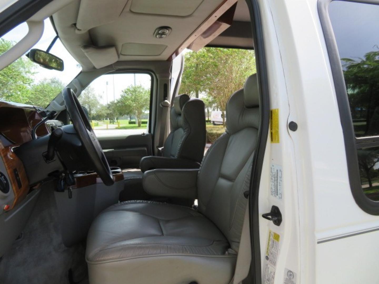 2010 White Ford E-Series Van E-350 Super Duty (1FTSE3ESXAD) with an 6.8L V10 SOHC 20V engine, located at 4301 Oak Circle #19, Boca Raton, FL, 33431, (954) 561-2499, 26.388861, -80.084038 - You are looking at a Beautiful and Extremely Rare 2010 Ford Econoline E350 Super Duty High Top Quigley 4x4 Handicap Wheelchair Conversion Van. This is a very nice Rust Free and Smoke Free Conversion Van with a Clean Carfax and Clean Title. No Stories and No Issues. This van is fully loaded with all - Photo#106