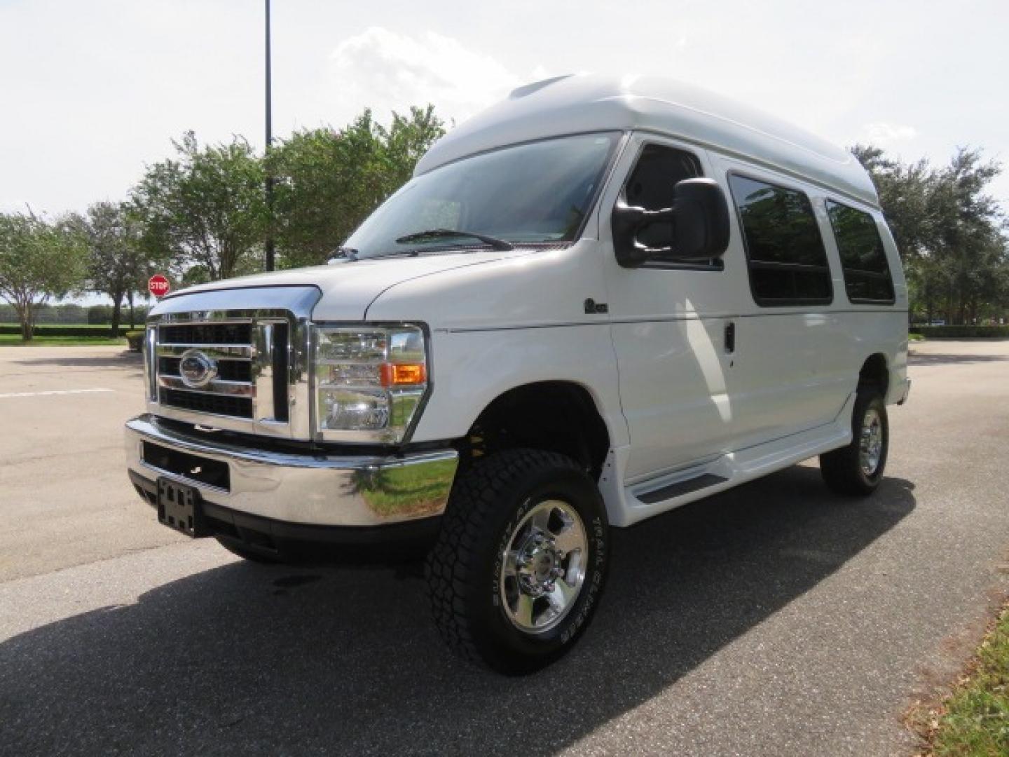 2010 White Ford E-Series Van E-350 Super Duty (1FTSE3ESXAD) with an 6.8L V10 SOHC 20V engine, located at 4301 Oak Circle #19, Boca Raton, FL, 33431, (954) 561-2499, 26.388861, -80.084038 - You are looking at a Beautiful and Extremely Rare 2010 Ford Econoline E350 Super Duty High Top Quigley 4x4 Handicap Wheelchair Conversion Van. This is a very nice Rust Free and Smoke Free Conversion Van with a Clean Carfax and Clean Title. No Stories and No Issues. This van is fully loaded with all - Photo#11