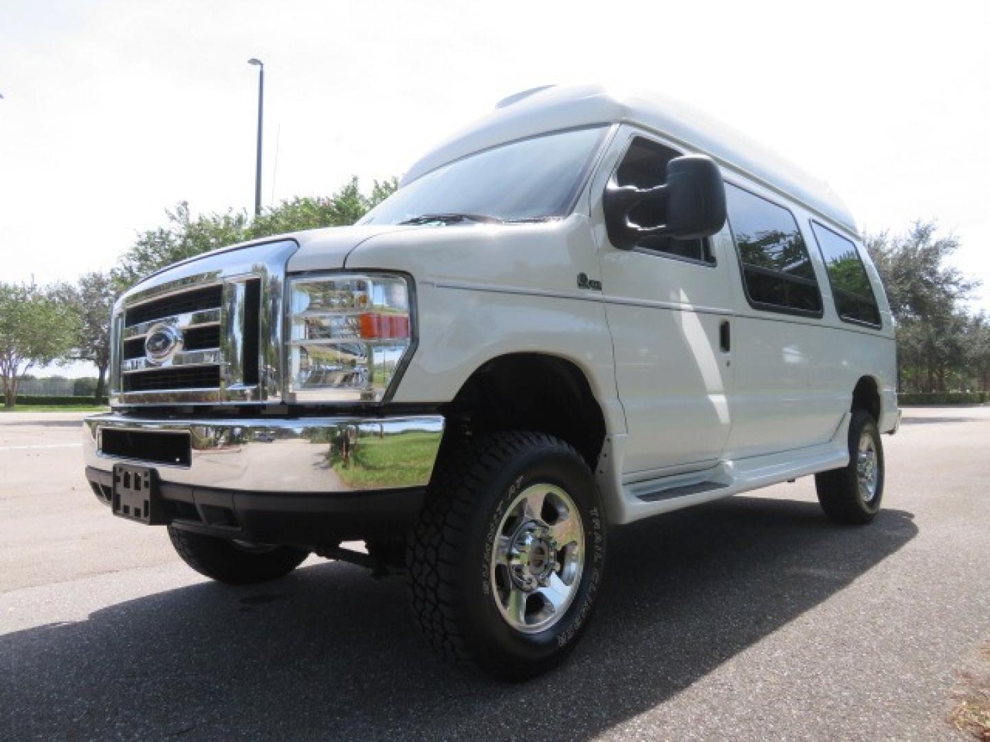 2010 White Ford E-Series Van E-350 Super Duty (1FTSE3ESXAD) with an 6.8L V10 SOHC 20V engine, located at 4301 Oak Circle #19, Boca Raton, FL, 33431, (954) 561-2499, 26.388861, -80.084038 - You are looking at a Beautiful and Extremely Rare 2010 Ford Econoline E350 Super Duty High Top Quigley 4x4 Handicap Wheelchair Conversion Van. This is a very nice Rust Free and Smoke Free Conversion Van with a Clean Carfax and Clean Title. No Stories and No Issues. This van is fully loaded with all - Photo#12