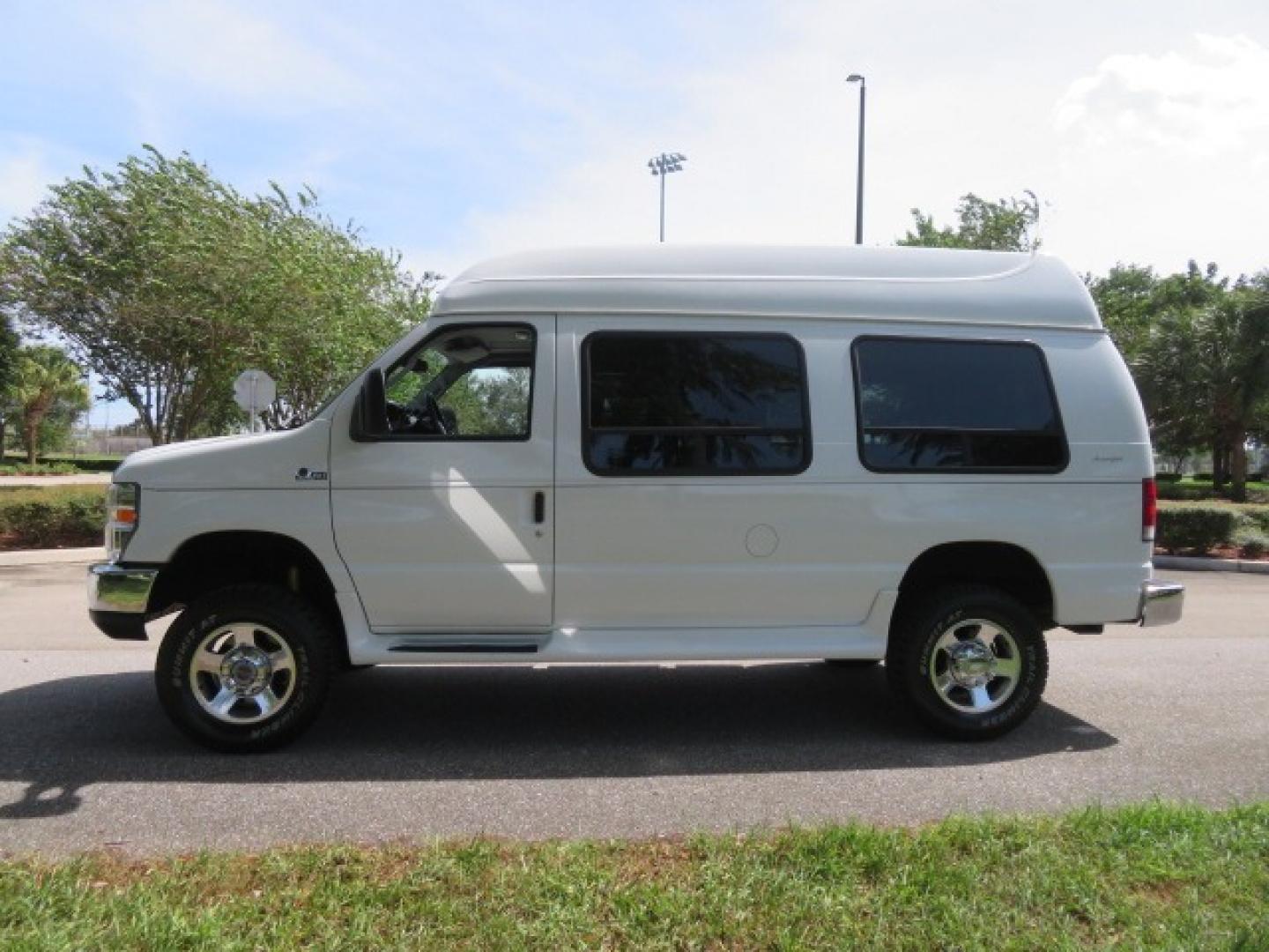 2010 White Ford E-Series Van E-350 Super Duty (1FTSE3ESXAD) with an 6.8L V10 SOHC 20V engine, located at 4301 Oak Circle #19, Boca Raton, FL, 33431, (954) 561-2499, 26.388861, -80.084038 - You are looking at a Beautiful and Extremely Rare 2010 Ford Econoline E350 Super Duty High Top Quigley 4x4 Handicap Wheelchair Conversion Van. This is a very nice Rust Free and Smoke Free Conversion Van with a Clean Carfax and Clean Title. No Stories and No Issues. This van is fully loaded with all - Photo#14