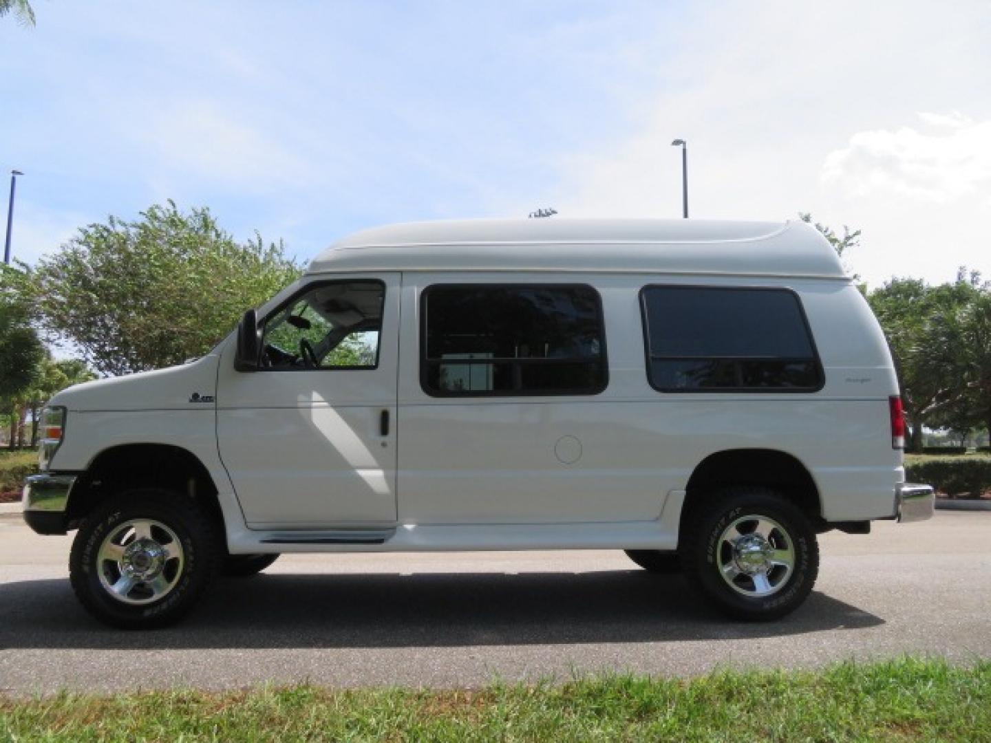 2010 White Ford E-Series Van E-350 Super Duty (1FTSE3ESXAD) with an 6.8L V10 SOHC 20V engine, located at 4301 Oak Circle #19, Boca Raton, FL, 33431, (954) 561-2499, 26.388861, -80.084038 - You are looking at a Beautiful and Extremely Rare 2010 Ford Econoline E350 Super Duty High Top Quigley 4x4 Handicap Wheelchair Conversion Van. This is a very nice Rust Free and Smoke Free Conversion Van with a Clean Carfax and Clean Title. No Stories and No Issues. This van is fully loaded with all - Photo#16