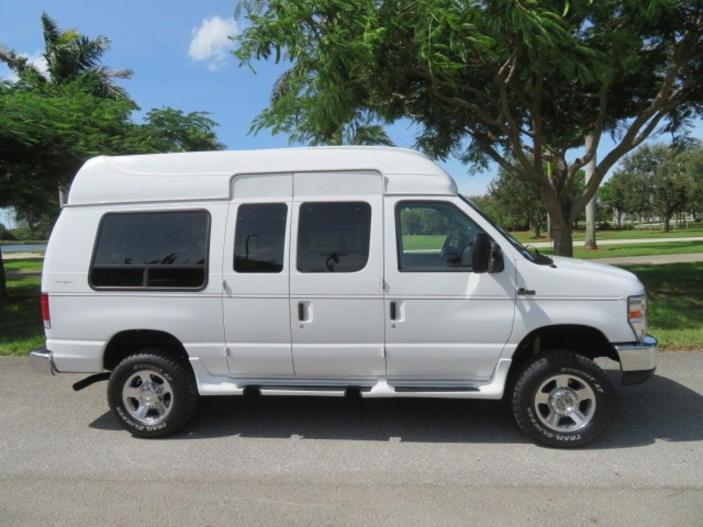 2010 White Ford E-Series Van E-350 Super Duty (1FTSE3ESXAD) with an 6.8L V10 SOHC 20V engine, located at 4301 Oak Circle #19, Boca Raton, FL, 33431, (954) 561-2499, 26.388861, -80.084038 - You are looking at a Beautiful and Extremely Rare 2010 Ford Econoline E350 Super Duty High Top Quigley 4x4 Handicap Wheelchair Conversion Van. This is a very nice Rust Free and Smoke Free Conversion Van with a Clean Carfax and Clean Title. No Stories and No Issues. This van is fully loaded with all - Photo#24