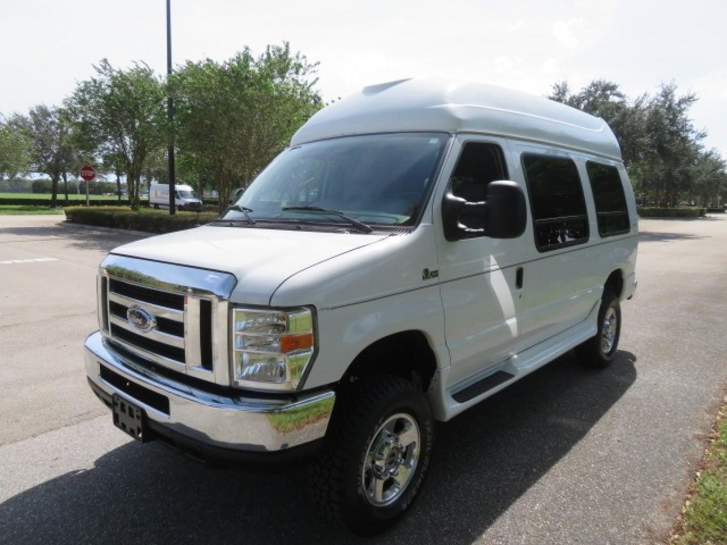 2010 White Ford E-Series Van E-350 Super Duty (1FTSE3ESXAD) with an 6.8L V10 SOHC 20V engine, located at 4301 Oak Circle #19, Boca Raton, FL, 33431, (954) 561-2499, 26.388861, -80.084038 - You are looking at a Beautiful and Extremely Rare 2010 Ford Econoline E350 Super Duty High Top Quigley 4x4 Handicap Wheelchair Conversion Van. This is a very nice Rust Free and Smoke Free Conversion Van with a Clean Carfax and Clean Title. No Stories and No Issues. This van is fully loaded with all - Photo#29