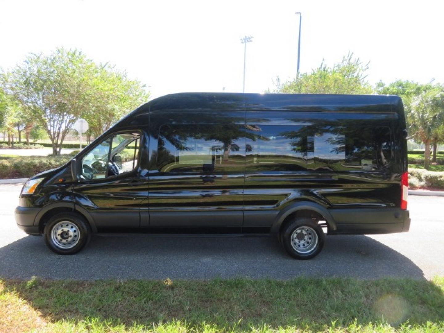 2017 Ford Transit 350 Wagon HD High Roof XLT Sliding Pass. 148 WB EL (1FBVU4XG3HK) with an 3.5L V6 DOHC 24V engine, 6A transmission, located at 4301 Oak Circle #19, Boca Raton, FL, 33431, (954) 561-2499, 26.388861, -80.084038 - Photo#24