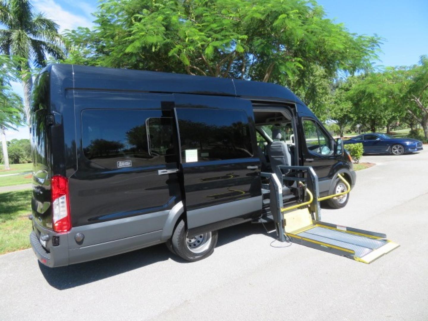 2017 Ford Transit 350 Wagon HD High Roof XLT Sliding Pass. 148 WB EL (1FBVU4XG3HK) with an 3.5L V6 DOHC 24V engine, 6A transmission, located at 4301 Oak Circle #19, Boca Raton, FL, 33431, (954) 561-2499, 26.388861, -80.084038 - You are looking at an awesome 2017 Ford Transit XLT HD 350 Dually Handicap Wheelchair Conversion Van with 66000 Original Miles, Back Up Camera, Ricon Split Platform Side Entry Wheelchair Lift with 800lb Capacity, Hard Core Rubber Floor, Q Straint Tie Down System, Extra Seat Belt, Interlock System, 9 - Photo#52