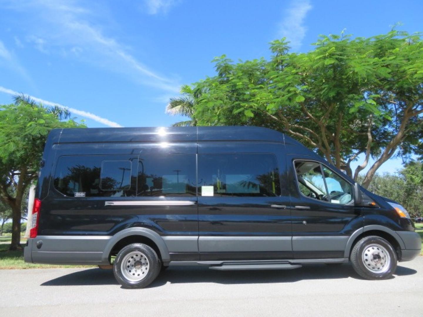 2017 Ford Transit 350 Wagon HD High Roof XLT Sliding Pass. 148 WB EL (1FBVU4XG3HK) with an 3.5L V6 DOHC 24V engine, 6A transmission, located at 4301 Oak Circle #19, Boca Raton, FL, 33431, (954) 561-2499, 26.388861, -80.084038 - You are looking at an awesome 2017 Ford Transit XLT HD 350 Dually Handicap Wheelchair Conversion Van with 66000 Original Miles, Back Up Camera, Ricon Split Platform Side Entry Wheelchair Lift with 800lb Capacity, Hard Core Rubber Floor, Q Straint Tie Down System, Extra Seat Belt, Interlock System, 9 - Photo#5