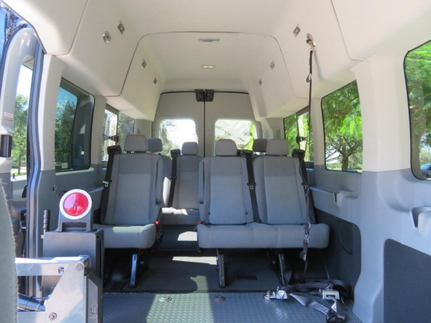 2017 Ford Transit 350 Wagon HD High Roof XLT Sliding Pass. 148 WB EL (1FBVU4XG3HK) with an 3.5L V6 DOHC 24V engine, 6A transmission, located at 4301 Oak Circle #19, Boca Raton, FL, 33431, (954) 561-2499, 26.388861, -80.084038 - Photo#65