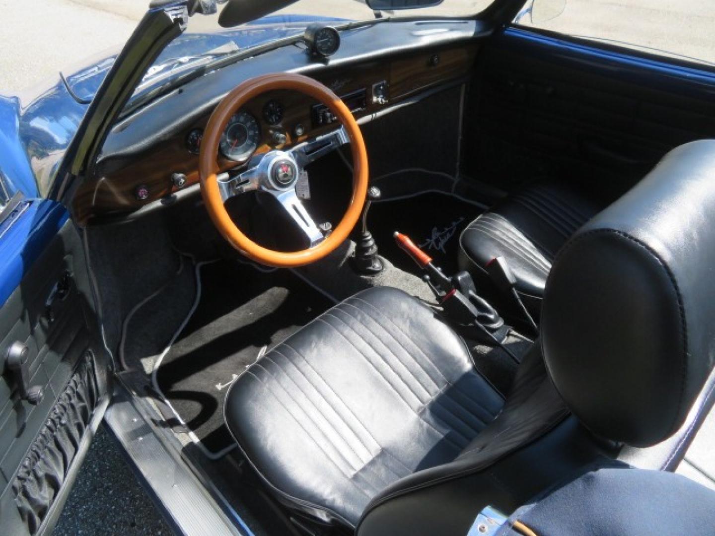 1969 Dark Blue /Black Volkswagen Karman Ghia (1402202391) with an 1.5 Liter engine, 4 Speed Manual transmission, located at 4301 Oak Circle #19, Boca Raton, FL, 33431, (954) 561-2499, 26.388861, -80.084038 - You are looking at a Beautiful 1969 VW Volkswagen Karman Ghia Convertible Cabriolet Blue with Black Interior Black Convertible Top 4 Speed Manual. This is a Very Nice Rust Free Florida Car that comes with a ton of records and service history. This particular car was purchased in Miami brand new and - Photo#30