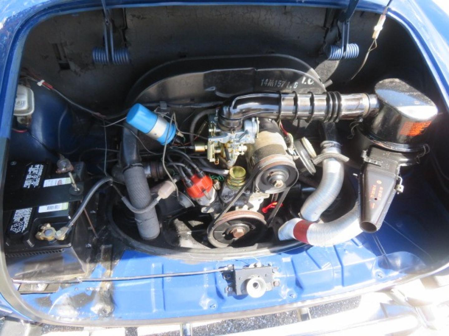 1969 Dark Blue /Black Volkswagen Karman Ghia (1402202391) with an 1.5 Liter engine, 4 Speed Manual transmission, located at 4301 Oak Circle #19, Boca Raton, FL, 33431, (954) 561-2499, 26.388861, -80.084038 - You are looking at a Beautiful 1969 VW Volkswagen Karman Ghia Convertible Cabriolet Blue with Black Interior Black Convertible Top 4 Speed Manual. This is a Very Nice Rust Free Florida Car that comes with a ton of records and service history. This particular car was purchased in Miami brand new and - Photo#62