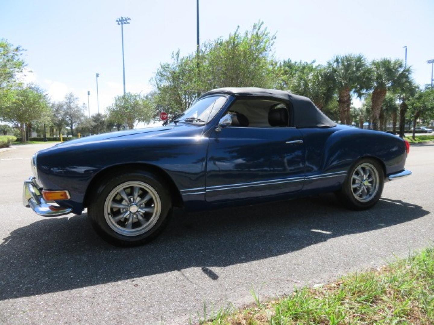 1969 Dark Blue /Black Volkswagen Karman Ghia (1402202391) with an 1.5 Liter engine, 4 Speed Manual transmission, located at 4301 Oak Circle #19, Boca Raton, FL, 33431, (954) 561-2499, 26.388861, -80.084038 - You are looking at a Beautiful 1969 VW Volkswagen Karman Ghia Convertible Cabriolet Blue with Black Interior Black Convertible Top 4 Speed Manual. This is a Very Nice Rust Free Florida Car that comes with a ton of records and service history. This particular car was purchased in Miami brand new and - Photo#81