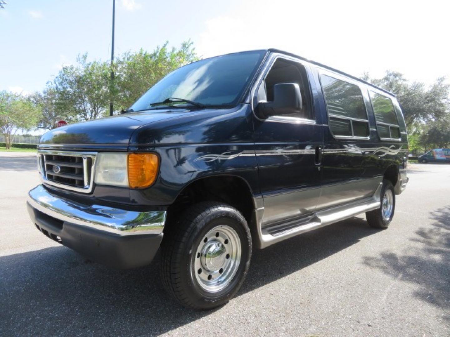 2006 Dark Blue Ford E-Series Van E-250 (1FDNE24L06D) with an 5.4L V8 SOHC 16V engine, 4-Speed Automatic transmission, located at 4301 Oak Circle #19, Boca Raton, FL, 33431, (954) 561-2499, 26.388861, -80.084038 - Photo#10