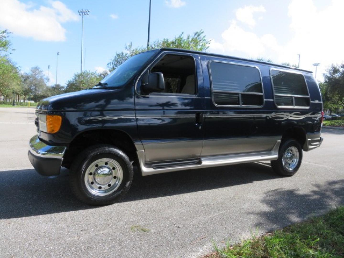 2006 Dark Blue Ford E-Series Van E-250 (1FDNE24L06D) with an 5.4L V8 SOHC 16V engine, 4-Speed Automatic transmission, located at 4301 Oak Circle #19, Boca Raton, FL, 33431, (954) 561-2499, 26.388861, -80.084038 - Photo#11