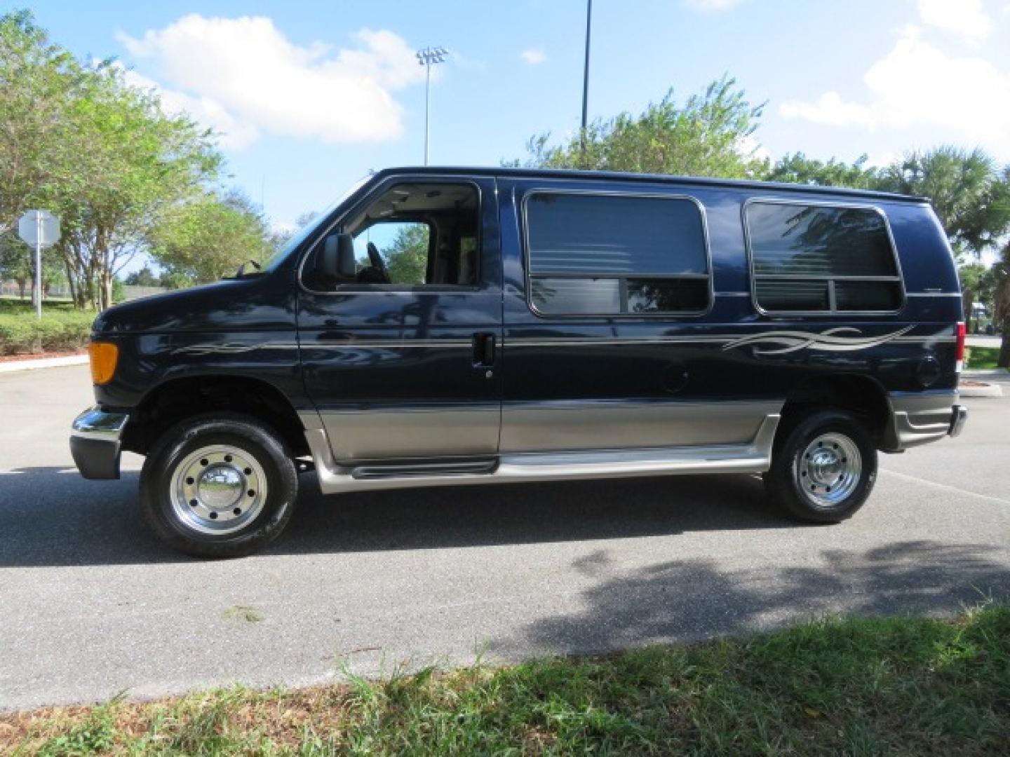 2006 Dark Blue Ford E-Series Van E-250 (1FDNE24L06D) with an 5.4L V8 SOHC 16V engine, 4-Speed Automatic transmission, located at 4301 Oak Circle #19, Boca Raton, FL, 33431, (954) 561-2499, 26.388861, -80.084038 - Photo#12