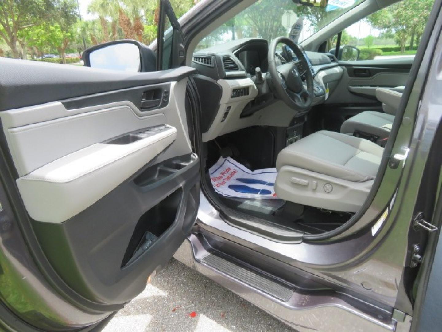 2024 /Gray Honda Odyssey (5FNRL6H60RB) , located at 4301 Oak Circle #19, Boca Raton, FL, 33431, (954) 561-2499, 26.388861, -80.084038 - You are looking at a Brand New New 2024 Honda Odyssey with BraunAbility Side-Entry In Floor XI Power Ramp. Brand New Sienna Braunability Conversion with the XI In Floor Power Ramp and power kneeling Function. Fully Loaded with Leather, Sunroof, Alloy Wheels, Q Straint Tie Down System, 1000lb Capacit - Photo#37