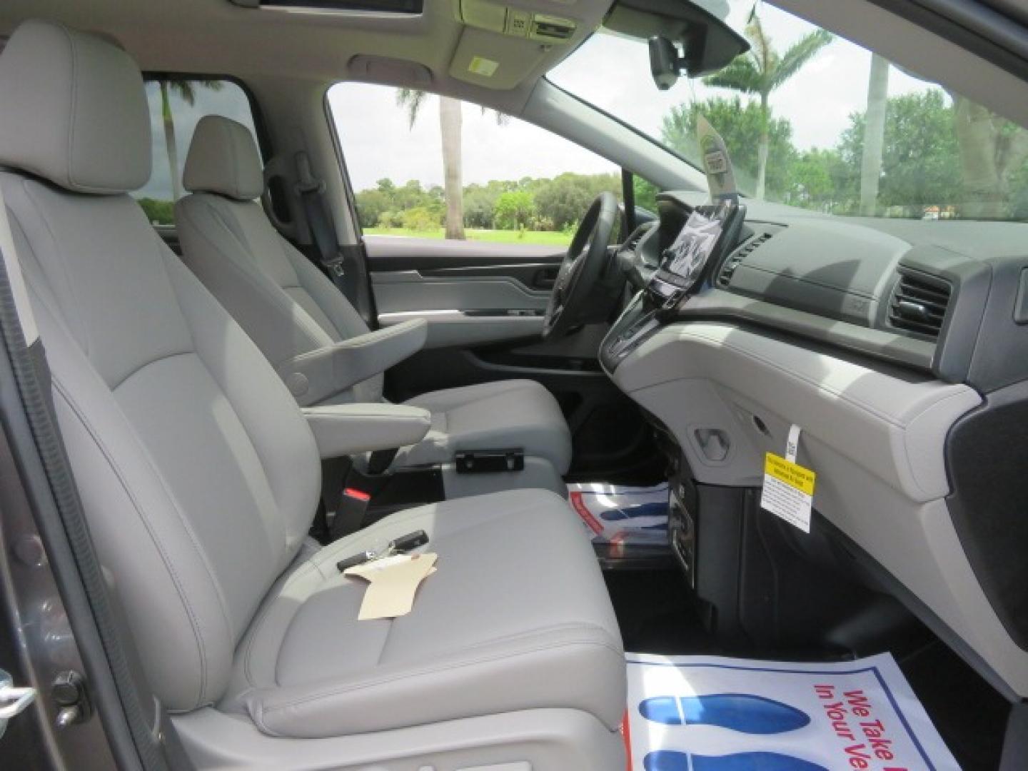 2024 /Gray Honda Odyssey (5FNRL6H60RB) , located at 4301 Oak Circle #19, Boca Raton, FL, 33431, (954) 561-2499, 26.388861, -80.084038 - You are looking at a Brand New New 2024 Honda Odyssey with BraunAbility Side-Entry In Floor XI Power Ramp. Brand New Sienna Braunability Conversion with the XI In Floor Power Ramp and power kneeling Function. Fully Loaded with Leather, Sunroof, Alloy Wheels, Q Straint Tie Down System, 1000lb Capacit - Photo#50