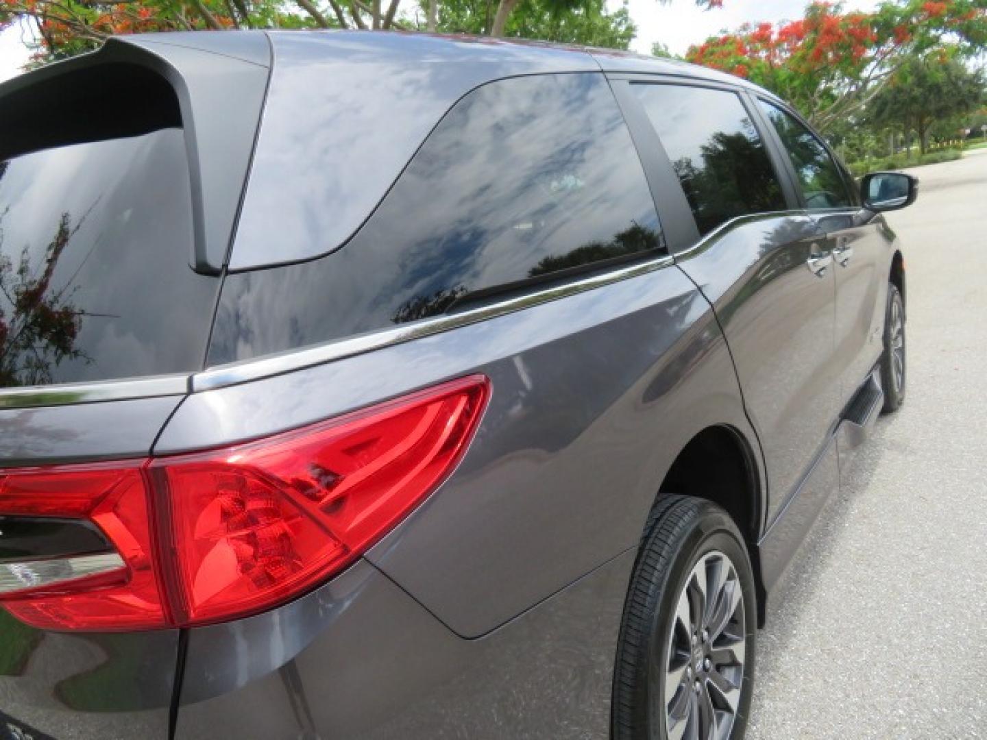 2024 /Gray Honda Odyssey (5FNRL6H60RB) , located at 4301 Oak Circle #19, Boca Raton, FL, 33431, (954) 561-2499, 26.388861, -80.084038 - You are looking at a Brand New New 2024 Honda Odyssey with BraunAbility Side-Entry In Floor XI Power Ramp. Brand New Sienna Braunability Conversion with the XI In Floor Power Ramp and power kneeling Function. Fully Loaded with Leather, Sunroof, Alloy Wheels, Q Straint Tie Down System, 1000lb Capacit - Photo#58