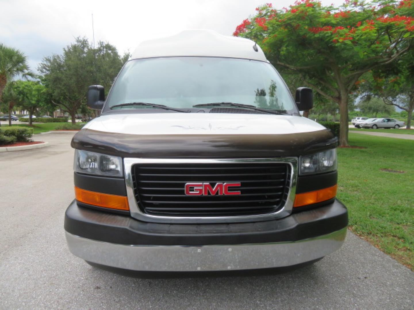 2012 /Gray Two Tone GMC Savana G3500 RWD Diesel Cargo (1GTZ7TCL5C1) with an 6.6L V8 OHV 16V TURBO DIESEL engine, 6-Speed Automatic transmission, located at 4301 Oak Circle #19, Boca Raton, FL, 33431, (954) 561-2499, 26.388861, -80.084038 - You are looking at Gorgeous Rare 1 Owner Rust Free 2012 GMC Savana 3500 Duramax 6.6L Diesel Handicap Wheelchair Conversion Van with 73K Original Miles, Power Side Entry Ricon 600Lb Wheelchair Lift, Leather, Heated Front Seats, Rear Power Folding Bench Seat Bed, Expanded Side Entry Doors, Michelin Ag - Photo#10