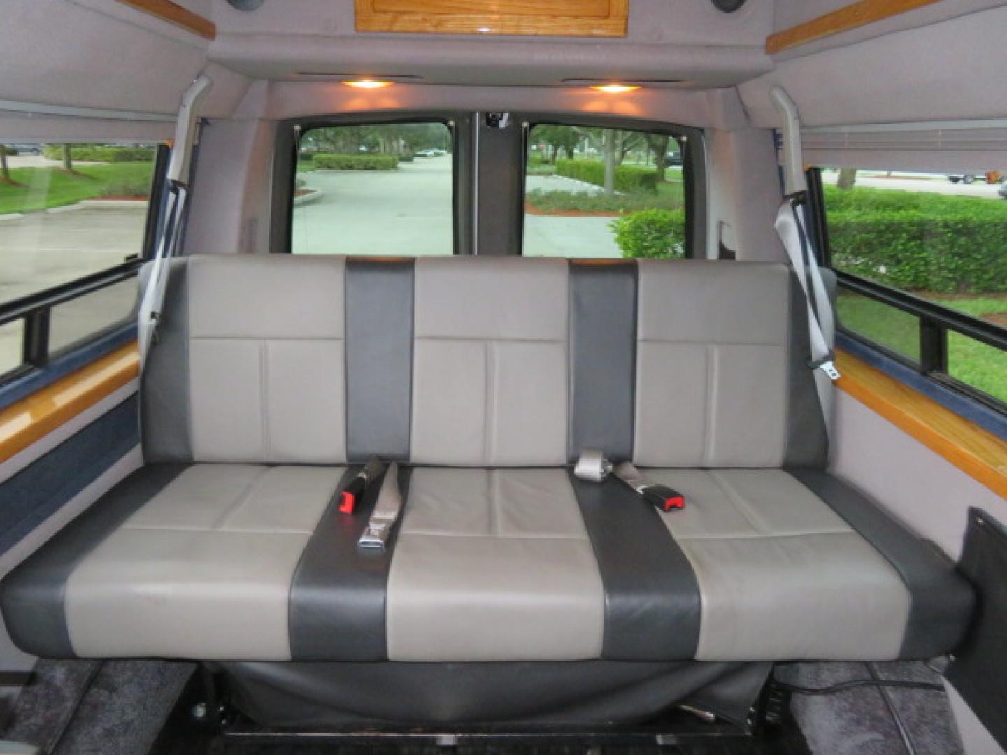 2012 /Gray Two Tone GMC Savana G3500 RWD Diesel Cargo (1GTZ7TCL5C1) with an 6.6L V8 OHV 16V TURBO DIESEL engine, 6-Speed Automatic transmission, located at 4301 Oak Circle #19, Boca Raton, FL, 33431, (954) 561-2499, 26.388861, -80.084038 - You are looking at Gorgeous Rare 1 Owner Rust Free 2012 GMC Savana 3500 Duramax 6.6L Diesel Handicap Wheelchair Conversion Van with 73K Original Miles, Power Side Entry Ricon 600Lb Wheelchair Lift, Leather, Heated Front Seats, Rear Power Folding Bench Seat Bed, Expanded Side Entry Doors, Michelin Ag - Photo#70