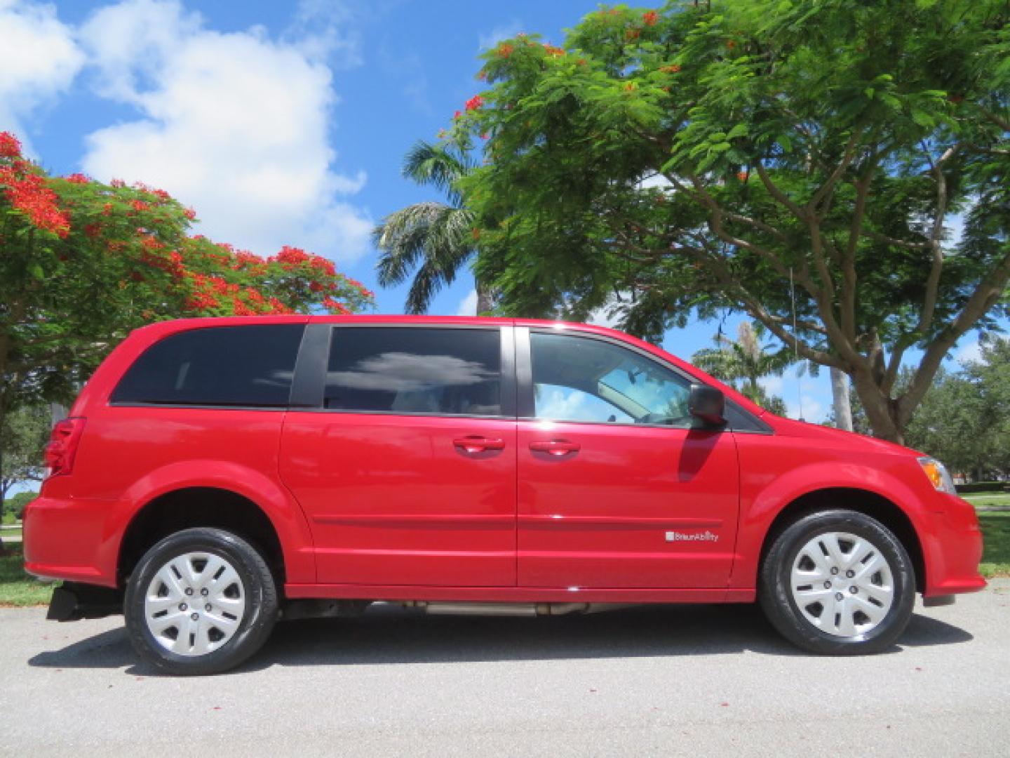 2015 Dodge Grand Caravan SE (2C4RDGBG4FR) with an 3.6L V6 DOHC 24V engine, 6-Speed Automatic transmission, located at 4301 Oak Circle #19, Boca Raton, FL, 33431, (954) 561-2499, 26.388861, -80.084038 - You are looking at a Gorgeous 2015 Dodge Grand Caravan SE Braunability Handicap Wheelchair Conversion Van with only 8100 Original Miles, Rear Entry Manual Ramp System, Rear Folding Seat Option, Rear Q Lock 150 Docking System, Full Power Package, Wheelchair Restraints, Rear Seat Belt Restraint, and M - Photo#3