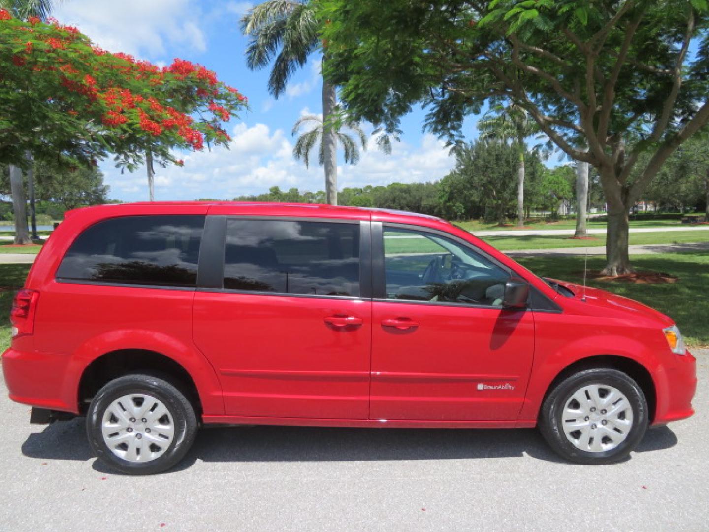 2015 Dodge Grand Caravan SE (2C4RDGBG4FR) with an 3.6L V6 DOHC 24V engine, 6-Speed Automatic transmission, located at 4301 Oak Circle #19, Boca Raton, FL, 33431, (954) 561-2499, 26.388861, -80.084038 - You are looking at a Gorgeous 2015 Dodge Grand Caravan SE Braunability Handicap Wheelchair Conversion Van with only 8100 Original Miles, Rear Entry Manual Ramp System, Rear Folding Seat Option, Rear Q Lock 150 Docking System, Full Power Package, Wheelchair Restraints, Rear Seat Belt Restraint, and M - Photo#16