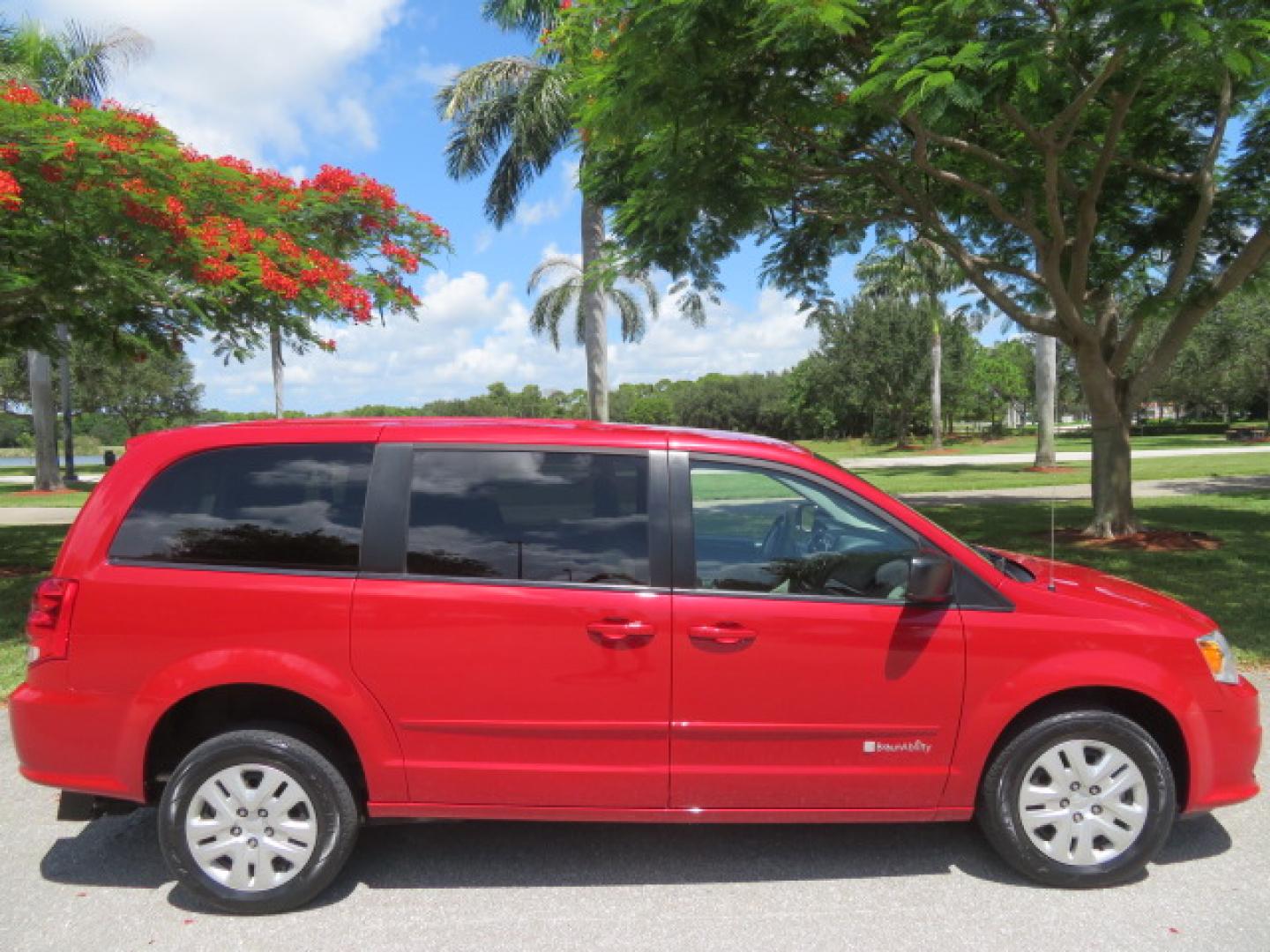 2015 Dodge Grand Caravan SE (2C4RDGBG4FR) with an 3.6L V6 DOHC 24V engine, 6-Speed Automatic transmission, located at 4301 Oak Circle #19, Boca Raton, FL, 33431, (954) 561-2499, 26.388861, -80.084038 - You are looking at a Gorgeous 2015 Dodge Grand Caravan SE Braunability Handicap Wheelchair Conversion Van with only 8100 Original Miles, Rear Entry Manual Ramp System, Rear Folding Seat Option, Rear Q Lock 150 Docking System, Full Power Package, Wheelchair Restraints, Rear Seat Belt Restraint, and M - Photo#17