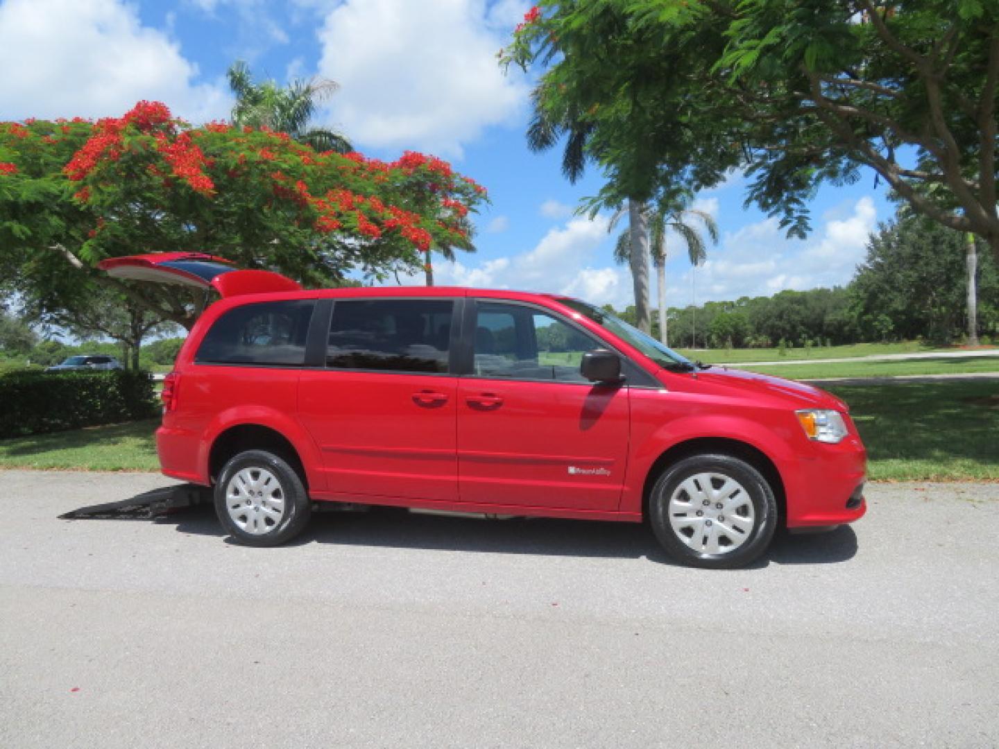 2015 Dodge Grand Caravan SE (2C4RDGBG4FR) with an 3.6L V6 DOHC 24V engine, 6-Speed Automatic transmission, located at 4301 Oak Circle #19, Boca Raton, FL, 33431, (954) 561-2499, 26.388861, -80.084038 - You are looking at a Gorgeous 2015 Dodge Grand Caravan SE Braunability Handicap Wheelchair Conversion Van with only 8100 Original Miles, Rear Entry Manual Ramp System, Rear Folding Seat Option, Rear Q Lock 150 Docking System, Full Power Package, Wheelchair Restraints, Rear Seat Belt Restraint, and M - Photo#42