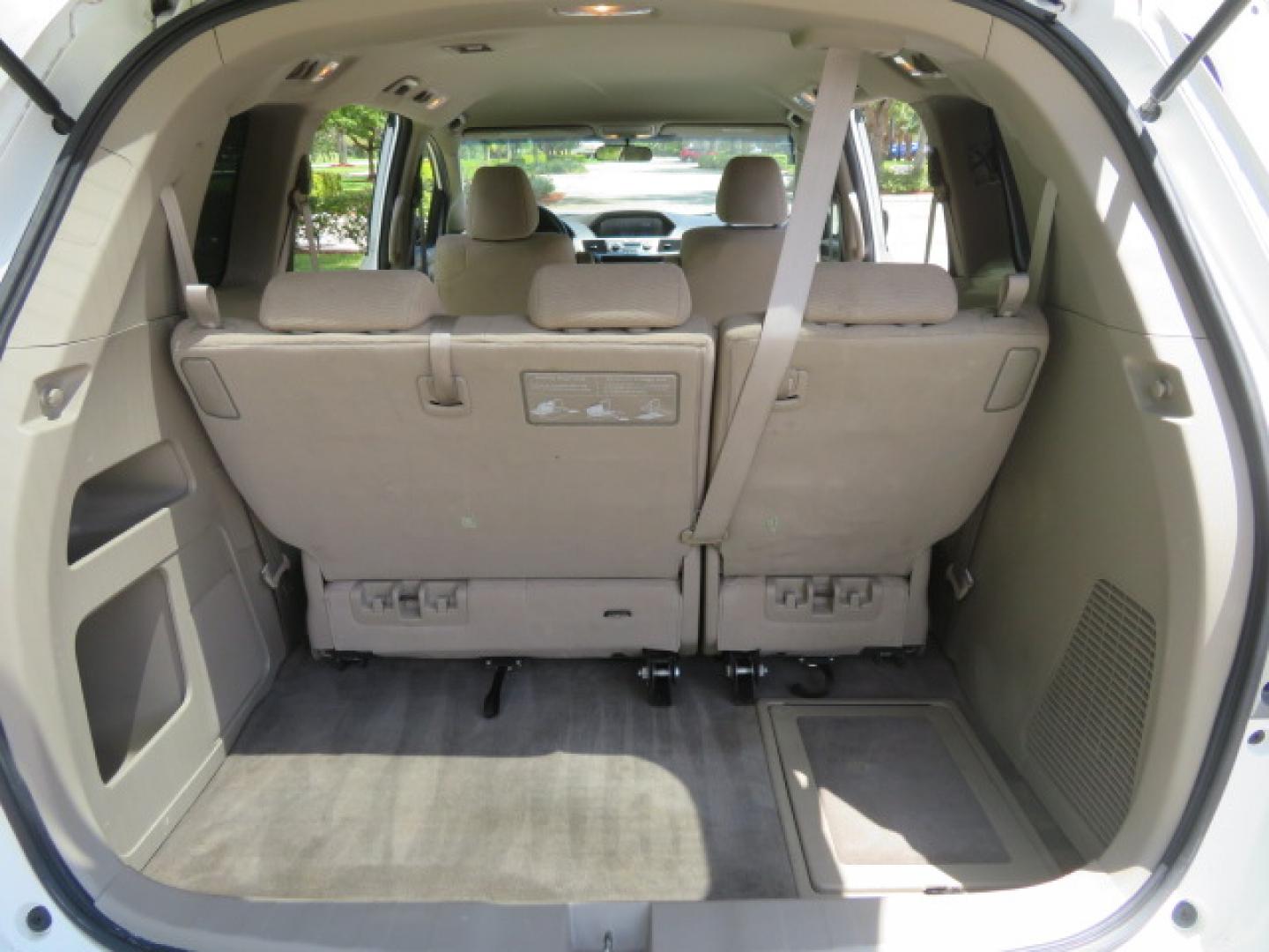 2012 /Tan Honda Odyssey EX (5FNRL5H41CB) with an 3.5L V6 SOHC 24V engine, 5-Speed Automatic transmission, located at 4301 Oak Circle #19, Boca Raton, FL, 33431, (954) 561-2499, 26.388861, -80.084038 - You are looking at a beautiful 2012 Honda Odyssey EX Braunability Handicap Wheelchair Conversion Van with Side Entry Braun Power Foldout Ramp System, Q Straint Tie Down System in the Floor, Hard Core Rubber Floor, Kneel Down System, Remote Keyless Entry with Remote Power Doors and Ramp System, 2 Key - Photo#66