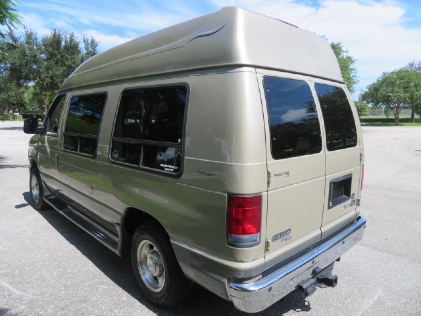 2013 Gold /Beige Ford E-Series Van E-150 (1FDNE1EL2DD) with an 5.4L V8 SOHC 16V FFV engine, 4-Speed Automatic transmission, located at 4301 Oak Circle #19, Boca Raton, FL, 33431, (954) 561-2499, 26.388861, -80.084038 - You are looking at a Gorgeous 2013 Ford Econoline E150 High Top Handicap Wheelchair Conversion Van with 43K Original Miles, Remote Powered Braun UVL Side Entry Wheelchair Lift, Power Side Entry Doors, Expanded Side Entry Doors, Hard Rubber Wheelchair Flooring in the rear of the vehicle, EZ Lock in t - Photo#24