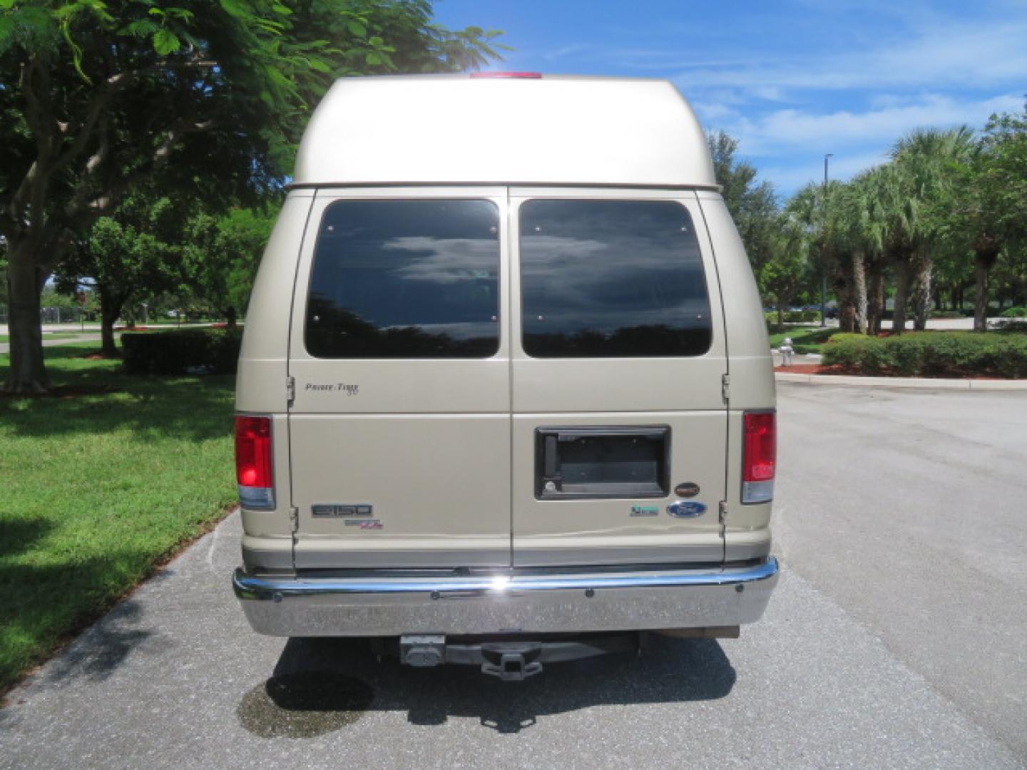 2013 Gold /Beige Ford E-Series Van E-150 (1FDNE1EL2DD) with an 5.4L V8 SOHC 16V FFV engine, 4-Speed Automatic transmission, located at 4301 Oak Circle #19, Boca Raton, FL, 33431, (954) 561-2499, 26.388861, -80.084038 - You are looking at a Gorgeous 2013 Ford Econoline E150 High Top Handicap Wheelchair Conversion Van with 43K Original Miles, Remote Powered Braun UVL Side Entry Wheelchair Lift, Power Side Entry Doors, Expanded Side Entry Doors, Hard Rubber Wheelchair Flooring in the rear of the vehicle, EZ Lock in t - Photo#25