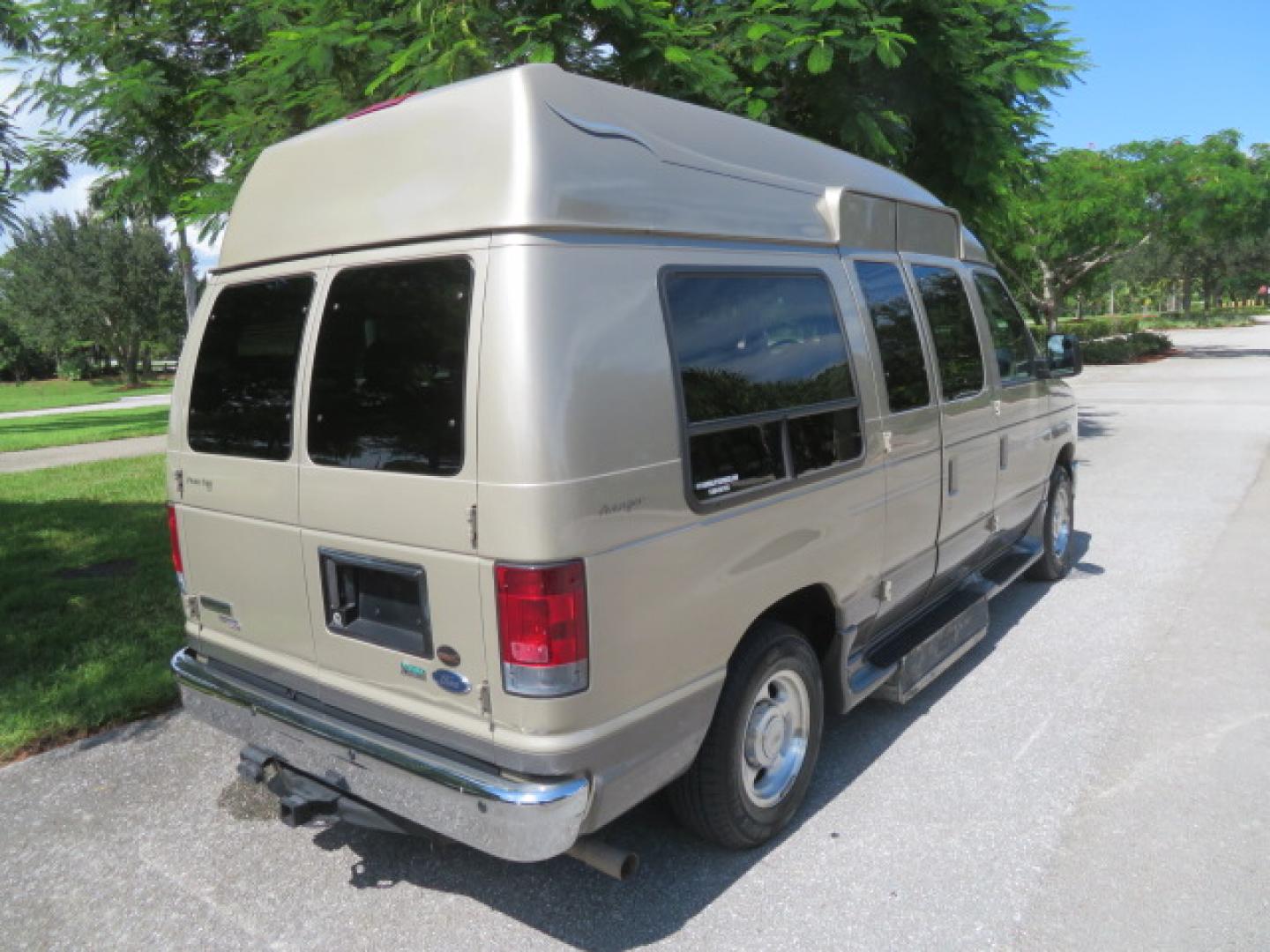 2013 Gold /Beige Ford E-Series Van E-150 (1FDNE1EL2DD) with an 5.4L V8 SOHC 16V FFV engine, 4-Speed Automatic transmission, located at 4301 Oak Circle #19, Boca Raton, FL, 33431, (954) 561-2499, 26.388861, -80.084038 - You are looking at a Gorgeous 2013 Ford Econoline E150 High Top Handicap Wheelchair Conversion Van with 43K Original Miles, Remote Powered Braun UVL Side Entry Wheelchair Lift, Power Side Entry Doors, Expanded Side Entry Doors, Hard Rubber Wheelchair Flooring in the rear of the vehicle, EZ Lock in t - Photo#26