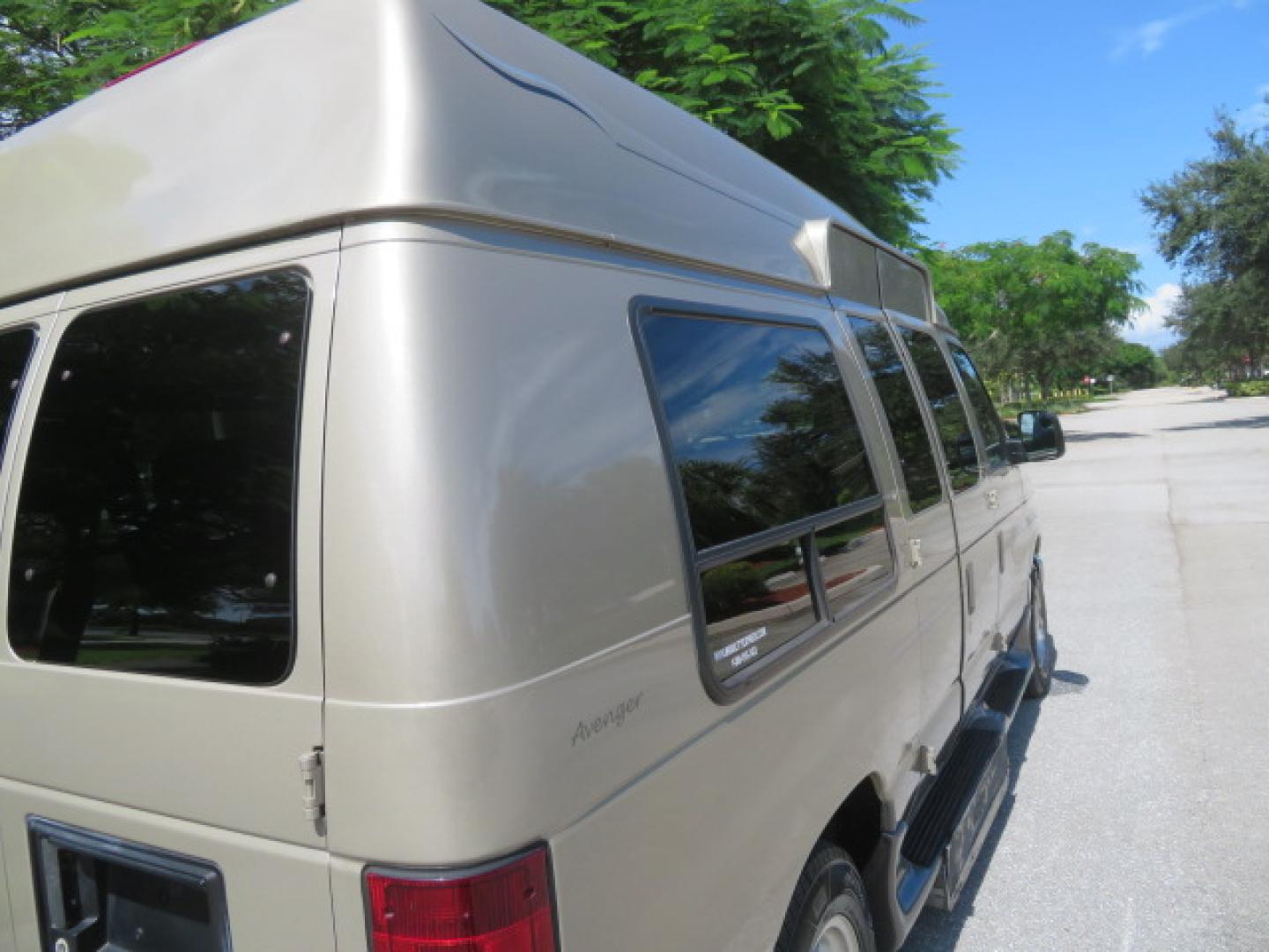 2013 Gold /Beige Ford E-Series Van E-150 (1FDNE1EL2DD) with an 5.4L V8 SOHC 16V FFV engine, 4-Speed Automatic transmission, located at 4301 Oak Circle #19, Boca Raton, FL, 33431, (954) 561-2499, 26.388861, -80.084038 - You are looking at a Gorgeous 2013 Ford Econoline E150 High Top Handicap Wheelchair Conversion Van with 43K Original Miles, Remote Powered Braun UVL Side Entry Wheelchair Lift, Power Side Entry Doors, Expanded Side Entry Doors, Hard Rubber Wheelchair Flooring in the rear of the vehicle, EZ Lock in t - Photo#30