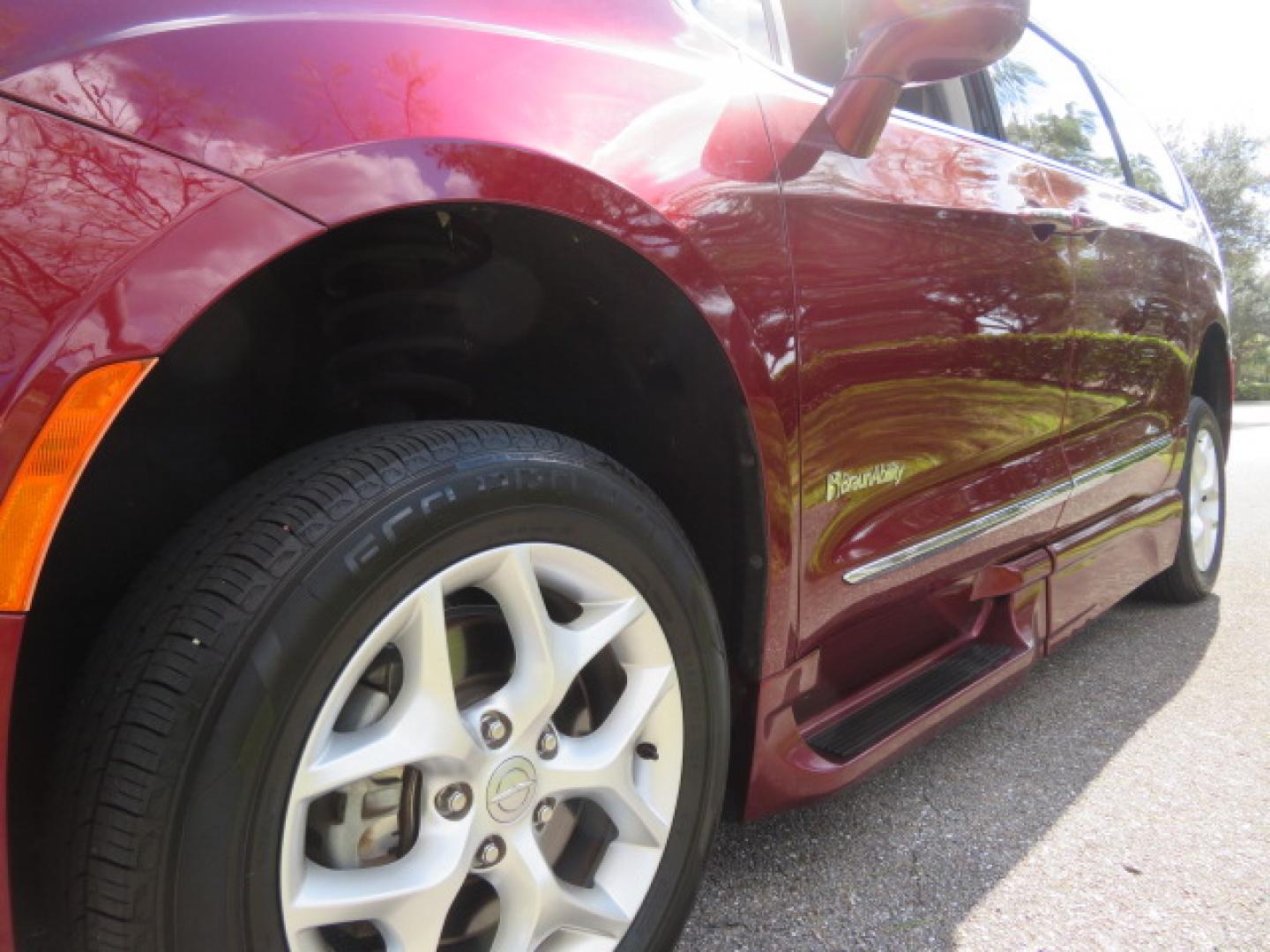 2020 /Black Chrysler Pacifica Touring-L Plus (2C4RC1EG7LR) with an 3.6L V6 DOHC 24V engine, 9A transmission, located at 4301 Oak Circle #19, Boca Raton, FL, 33431, (954) 561-2499, 26.388472, -80.084045 - You are looking at a Gorgeous Velvet Red Pearl 2020 Chrysler Pacifica Touring L Plus Braunability XT Power Foldout Side Entry Handicap Wheelchair Conversion Van with 48K Original Miles, Leather, Blu Ray Media Hubs with Rear Entertainment Screens, Active Noise Control, Heated Steering Wheel, Heated S - Photo#30