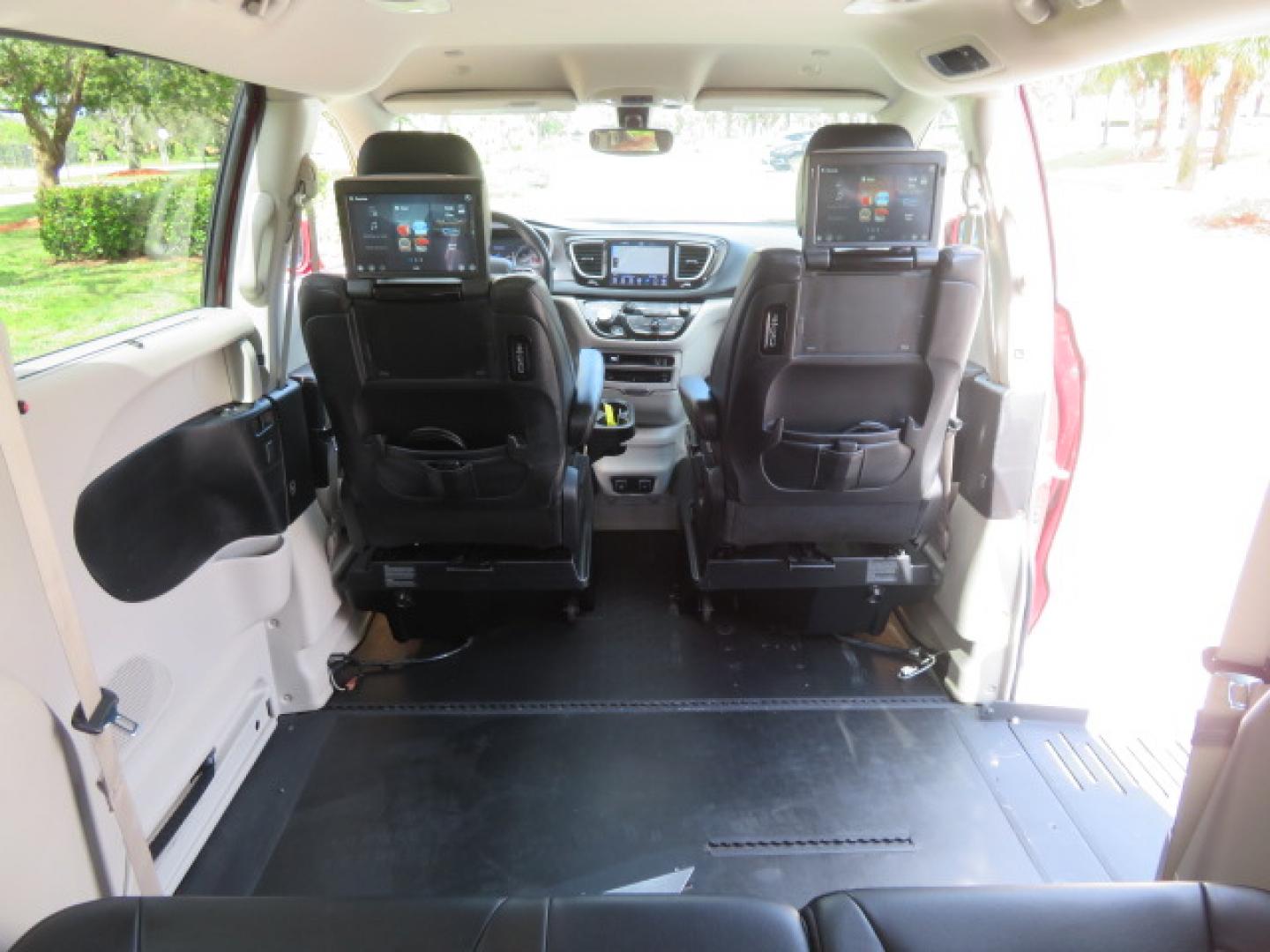 2020 /Black Chrysler Pacifica Touring-L Plus (2C4RC1EG7LR) with an 3.6L V6 DOHC 24V engine, 9A transmission, located at 4301 Oak Circle #19, Boca Raton, FL, 33431, (954) 561-2499, 26.388472, -80.084045 - You are looking at a Gorgeous Velvet Red Pearl 2020 Chrysler Pacifica Touring L Plus Braunability XT Power Foldout Side Entry Handicap Wheelchair Conversion Van with 48K Original Miles, Leather, Blu Ray Media Hubs with Rear Entertainment Screens, Active Noise Control, Heated Steering Wheel, Heated S - Photo#66