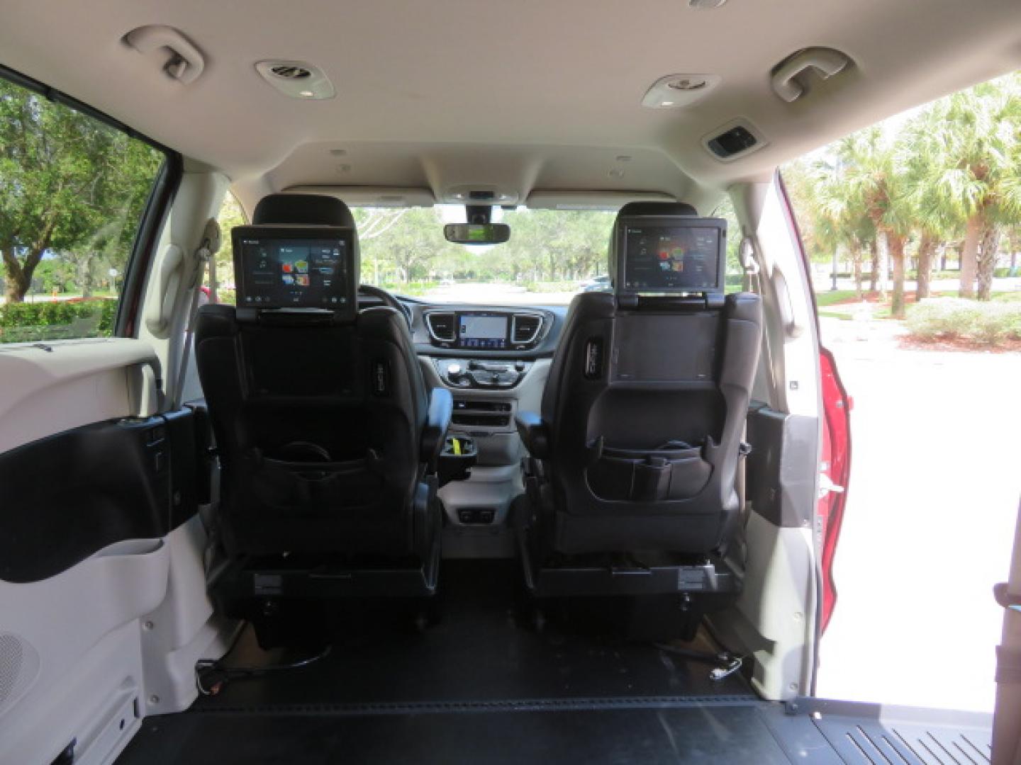 2020 /Black Chrysler Pacifica Touring-L Plus (2C4RC1EG7LR) with an 3.6L V6 DOHC 24V engine, 9A transmission, located at 4301 Oak Circle #19, Boca Raton, FL, 33431, (954) 561-2499, 26.388472, -80.084045 - You are looking at a Gorgeous Velvet Red Pearl 2020 Chrysler Pacifica Touring L Plus Braunability XT Power Foldout Side Entry Handicap Wheelchair Conversion Van with 48K Original Miles, Leather, Blu Ray Media Hubs with Rear Entertainment Screens, Active Noise Control, Heated Steering Wheel, Heated S - Photo#67