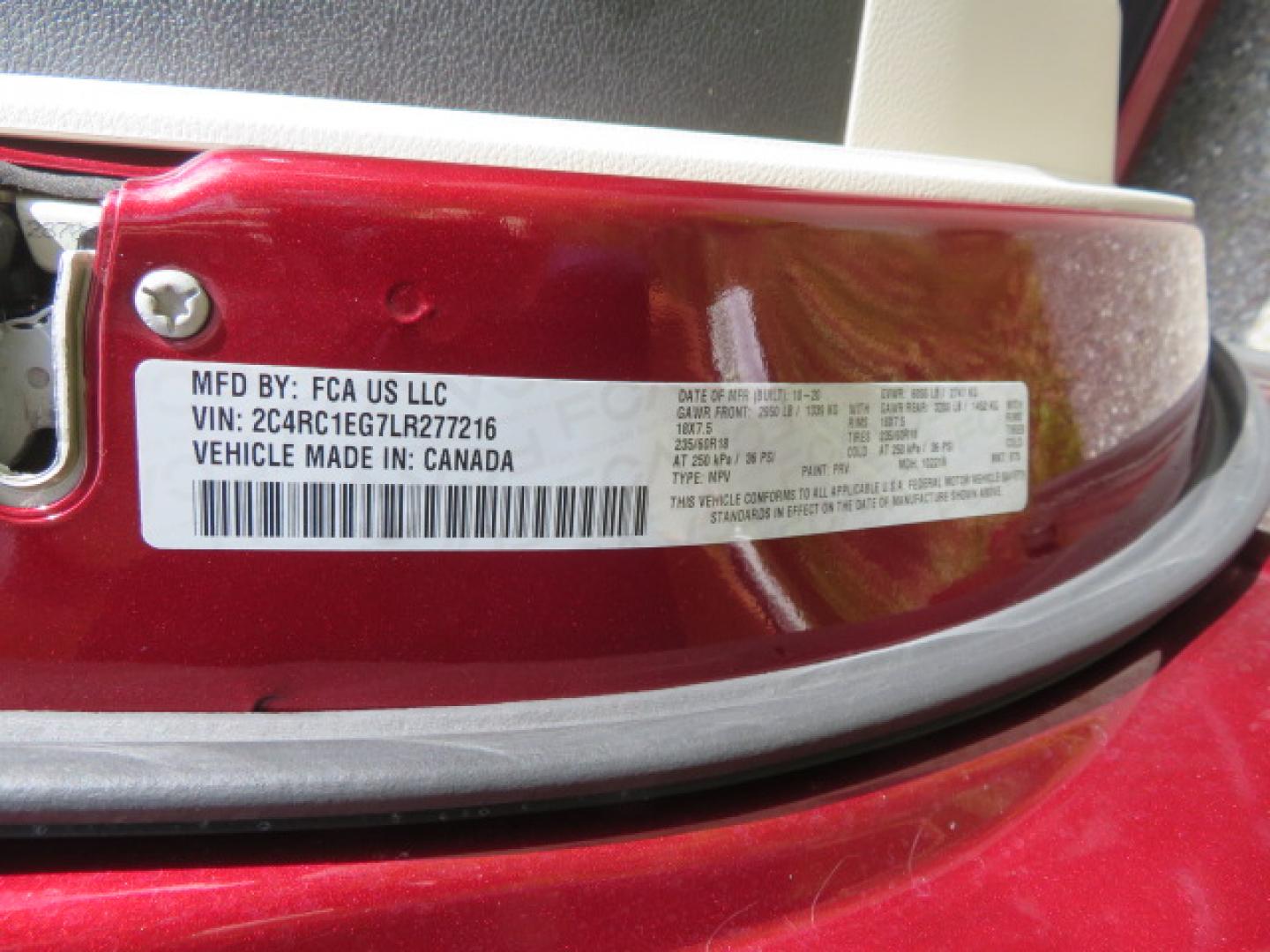 2020 /Black Chrysler Pacifica Touring-L Plus (2C4RC1EG7LR) with an 3.6L V6 DOHC 24V engine, 9A transmission, located at 4301 Oak Circle #19, Boca Raton, FL, 33431, (954) 561-2499, 26.388472, -80.084045 - You are looking at a Gorgeous Velvet Red Pearl 2020 Chrysler Pacifica Touring L Plus Braunability XT Power Foldout Side Entry Handicap Wheelchair Conversion Van with 48K Original Miles, Leather, Blu Ray Media Hubs with Rear Entertainment Screens, Active Noise Control, Heated Steering Wheel, Heated S - Photo#69