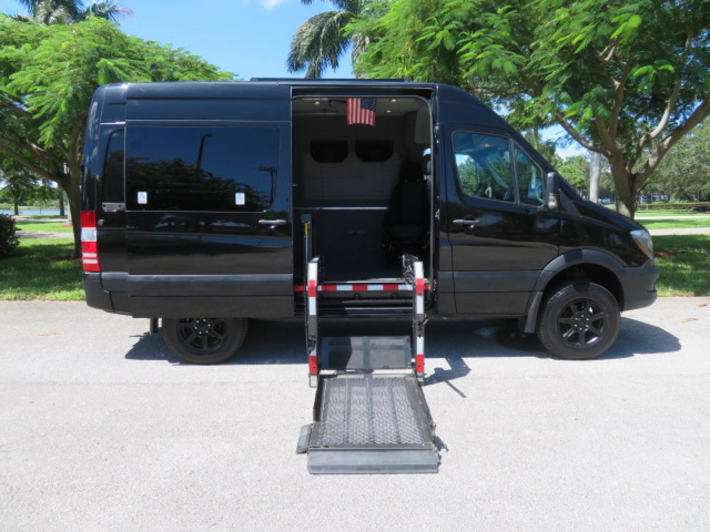 2017 Mercedes-Benz Sprinter 2500 Passenger Van 144-in. WB (WD4FE7CD2HP) with an 3.0L V6 DOHC 24V TURBO DIESEL engine, 7A transmission, located at 4301 Oak Circle #19, Boca Raton, FL, 33431, (954) 561-2499, 26.388861, -80.084038 - You are looking at a Gorgeous 2017 Mercedes Sprinter 2500 Diesel 4x4 High Roof Handicap Wheelchair Conversion Van with: Tourig Adventure Van Conversion, 16K Original Miles, Power Side Entry Braunability Millennium Series Wheelchair Lift, Remote Control Power Sliding Door, Q Straint Tie Downs in the - Photo#127