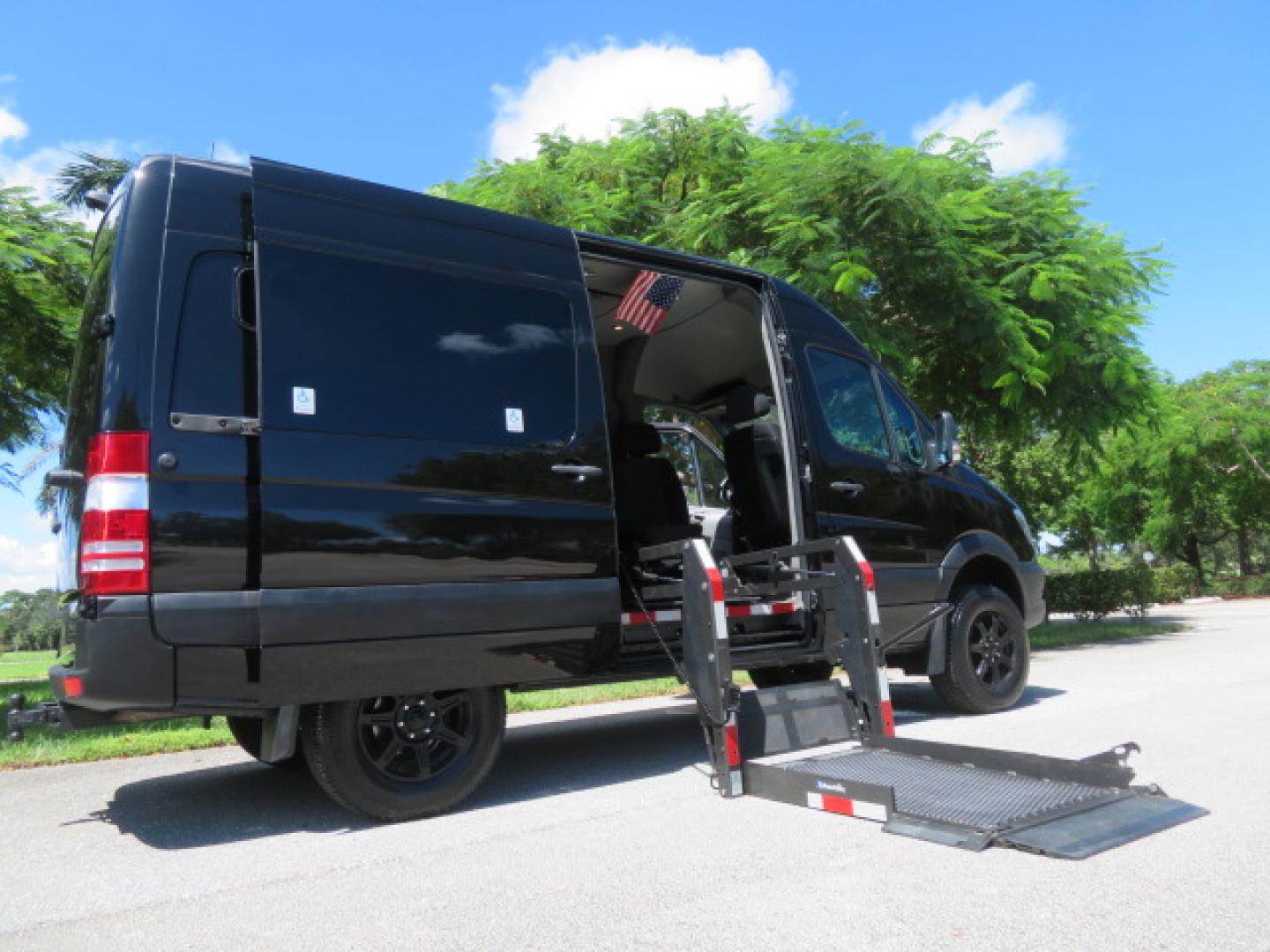 2017 Mercedes-Benz Sprinter 2500 Passenger Van 144-in. WB (WD4FE7CD2HP) with an 3.0L V6 DOHC 24V TURBO DIESEL engine, 7A transmission, located at 4301 Oak Circle #19, Boca Raton, FL, 33431, (954) 561-2499, 26.388861, -80.084038 - You are looking at a Gorgeous 2017 Mercedes Sprinter 2500 Diesel 4x4 High Roof Handicap Wheelchair Conversion Van with: Tourig Adventure Van Conversion, 16K Original Miles, Power Side Entry Braunability Millennium Series Wheelchair Lift, Remote Control Power Sliding Door, Q Straint Tie Downs in the - Photo#132