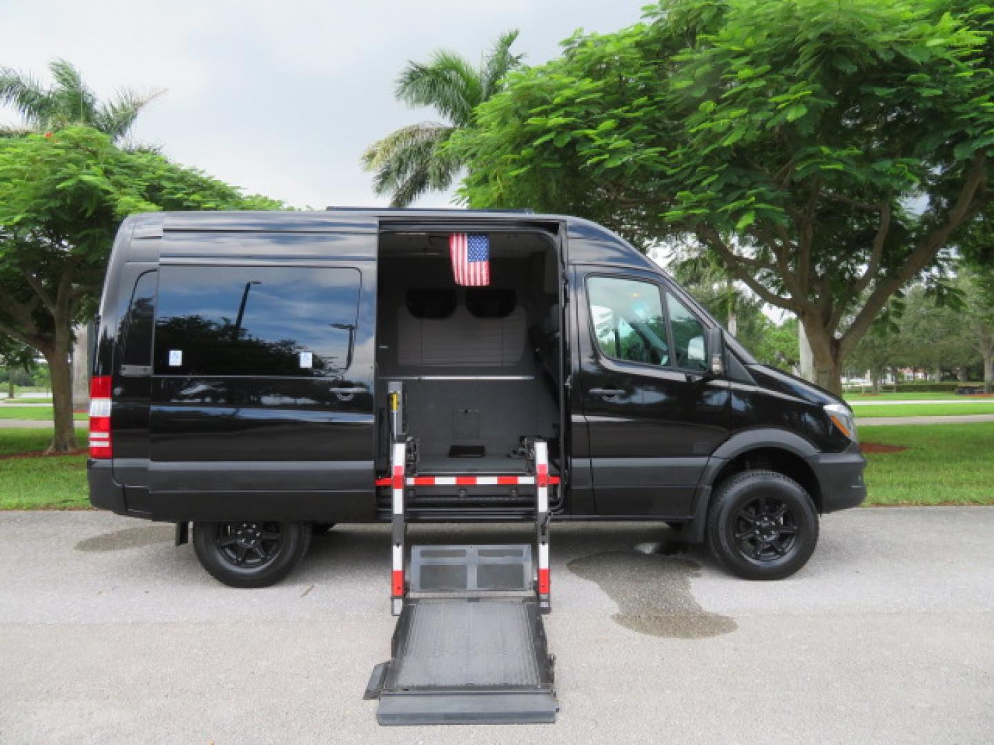 2017 Mercedes-Benz Sprinter 2500 Passenger Van 144-in. WB (WD4FE7CD2HP) with an 3.0L V6 DOHC 24V TURBO DIESEL engine, 7A transmission, located at 4301 Oak Circle #19, Boca Raton, FL, 33431, (954) 561-2499, 26.388861, -80.084038 - You are looking at a Gorgeous 2017 Mercedes Sprinter 2500 Diesel 4x4 High Roof Handicap Wheelchair Conversion Van with: Tourig Adventure Van Conversion, 16K Original Miles, Power Side Entry Braunability Millennium Series Wheelchair Lift, Remote Control Power Sliding Door, Q Straint Tie Downs in the - Photo#47