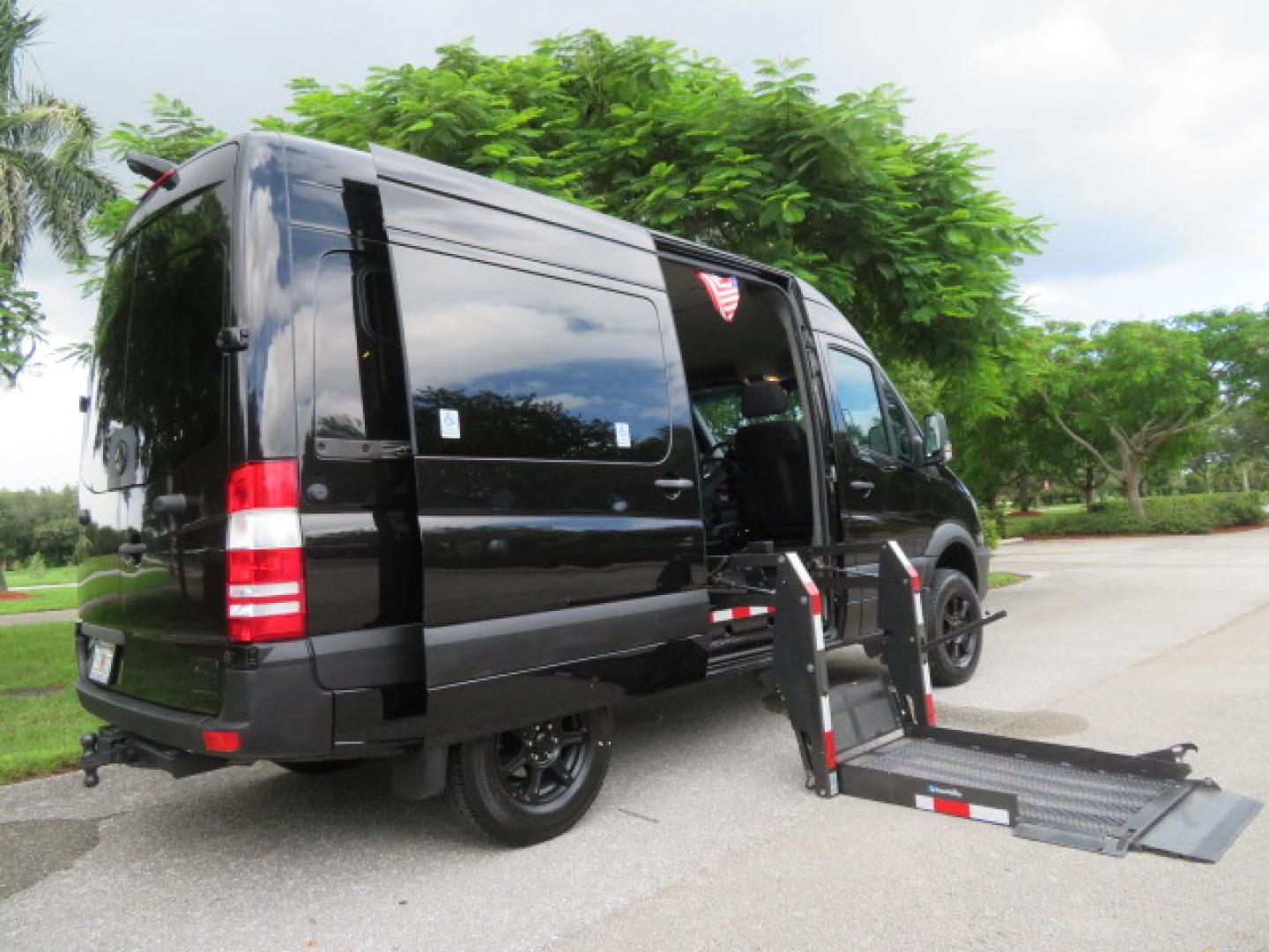 2017 Mercedes-Benz Sprinter 2500 Passenger Van 144-in. WB (WD4FE7CD2HP) with an 3.0L V6 DOHC 24V TURBO DIESEL engine, 7A transmission, located at 4301 Oak Circle #19, Boca Raton, FL, 33431, (954) 561-2499, 26.388861, -80.084038 - You are looking at a Gorgeous 2017 Mercedes Sprinter 2500 Diesel 4x4 High Roof Handicap Wheelchair Conversion Van with: Tourig Adventure Van Conversion, 16K Original Miles, Power Side Entry Braunability Millennium Series Wheelchair Lift, Remote Control Power Sliding Door, Q Straint Tie Downs in the - Photo#55