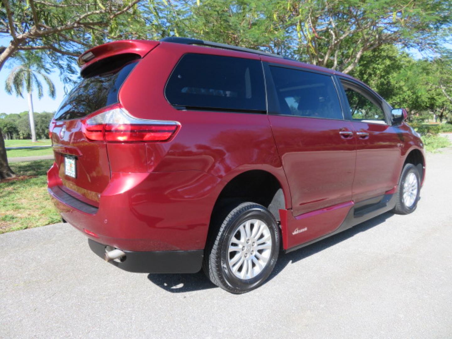 2017 Toyota Sienna Limited Premium 7-Passenger (5TDYZ3DC6HS) with an 3.5L V6 EFI DOHC 24V engine, 8A transmission, located at 4301 Oak Circle #19, Boca Raton, FL, 33431, (954) 561-2499, 26.388861, -80.084038 - You are looking at a Gorgeous 2017 Toyota Sienna XLE VMI Summit Handicap Wheelchair Conversion Van with Power Side Entry Foldout Ramp, Q-Straint Tie Down System with Retractors, Rear Entertainment Flat Screen TV, Back Up Camera, Quick Release Front Seats, Alloy Wheels, Dual Power Side Entry Doors, H - Photo#17