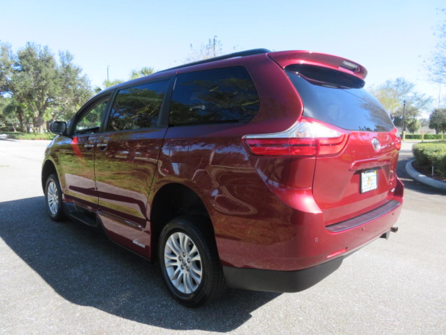 2017 Toyota Sienna Limited Premium 7-Passenger (5TDYZ3DC6HS) with an 3.5L V6 EFI DOHC 24V engine, 8A transmission, located at 4301 Oak Circle #19, Boca Raton, FL, 33431, (954) 561-2499, 26.388861, -80.084038 - You are looking at a Gorgeous 2017 Toyota Sienna XLE VMI Summit Handicap Wheelchair Conversion Van with Power Side Entry Foldout Ramp, Q-Straint Tie Down System with Retractors, Rear Entertainment Flat Screen TV, Back Up Camera, Quick Release Front Seats, Alloy Wheels, Dual Power Side Entry Doors, H - Photo#15