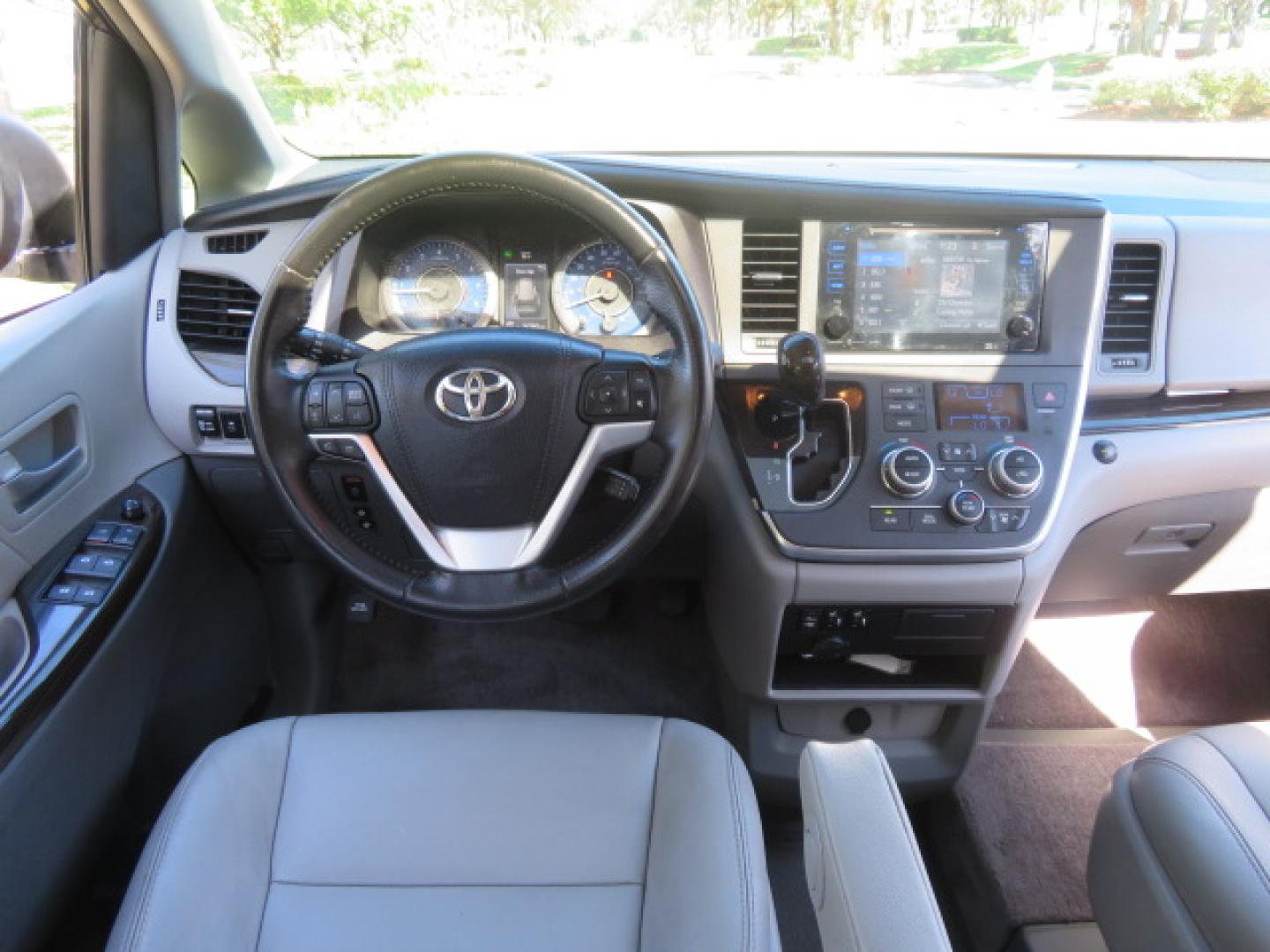 2017 Toyota Sienna Limited Premium 7-Passenger (5TDYZ3DC6HS) with an 3.5L V6 EFI DOHC 24V engine, 8A transmission, located at 4301 Oak Circle #19, Boca Raton, FL, 33431, (954) 561-2499, 26.388861, -80.084038 - You are looking at a Gorgeous 2017 Toyota Sienna XLE VMI Summit Handicap Wheelchair Conversion Van with Power Side Entry Foldout Ramp, Q-Straint Tie Down System with Retractors, Rear Entertainment Flat Screen TV, Back Up Camera, Quick Release Front Seats, Alloy Wheels, Dual Power Side Entry Doors, H - Photo#59