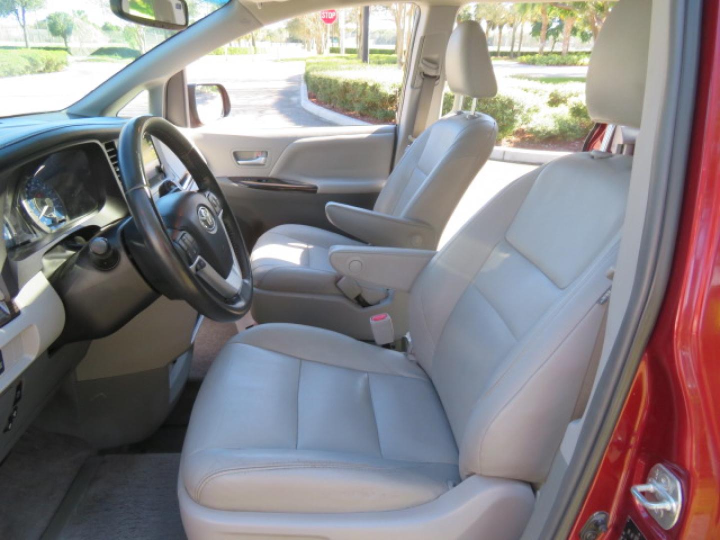 2017 Toyota Sienna Limited Premium 7-Passenger (5TDYZ3DC6HS) with an 3.5L V6 EFI DOHC 24V engine, 8A transmission, located at 4301 Oak Circle #19, Boca Raton, FL, 33431, (954) 561-2499, 26.388861, -80.084038 - You are looking at a Gorgeous 2017 Toyota Sienna XLE VMI Summit Handicap Wheelchair Conversion Van with Power Side Entry Foldout Ramp, Q-Straint Tie Down System with Retractors, Rear Entertainment Flat Screen TV, Back Up Camera, Quick Release Front Seats, Alloy Wheels, Dual Power Side Entry Doors, H - Photo#82