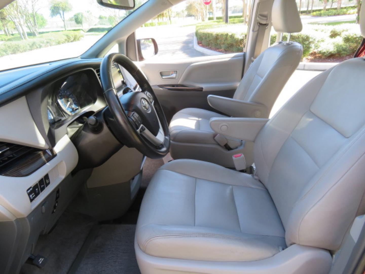 2017 Toyota Sienna Limited Premium 7-Passenger (5TDYZ3DC6HS) with an 3.5L V6 EFI DOHC 24V engine, 8A transmission, located at 4301 Oak Circle #19, Boca Raton, FL, 33431, (954) 561-2499, 26.388861, -80.084038 - You are looking at a Gorgeous 2017 Toyota Sienna XLE VMI Summit Handicap Wheelchair Conversion Van with Power Side Entry Foldout Ramp, Q-Straint Tie Down System with Retractors, Rear Entertainment Flat Screen TV, Back Up Camera, Quick Release Front Seats, Alloy Wheels, Dual Power Side Entry Doors, H - Photo#83